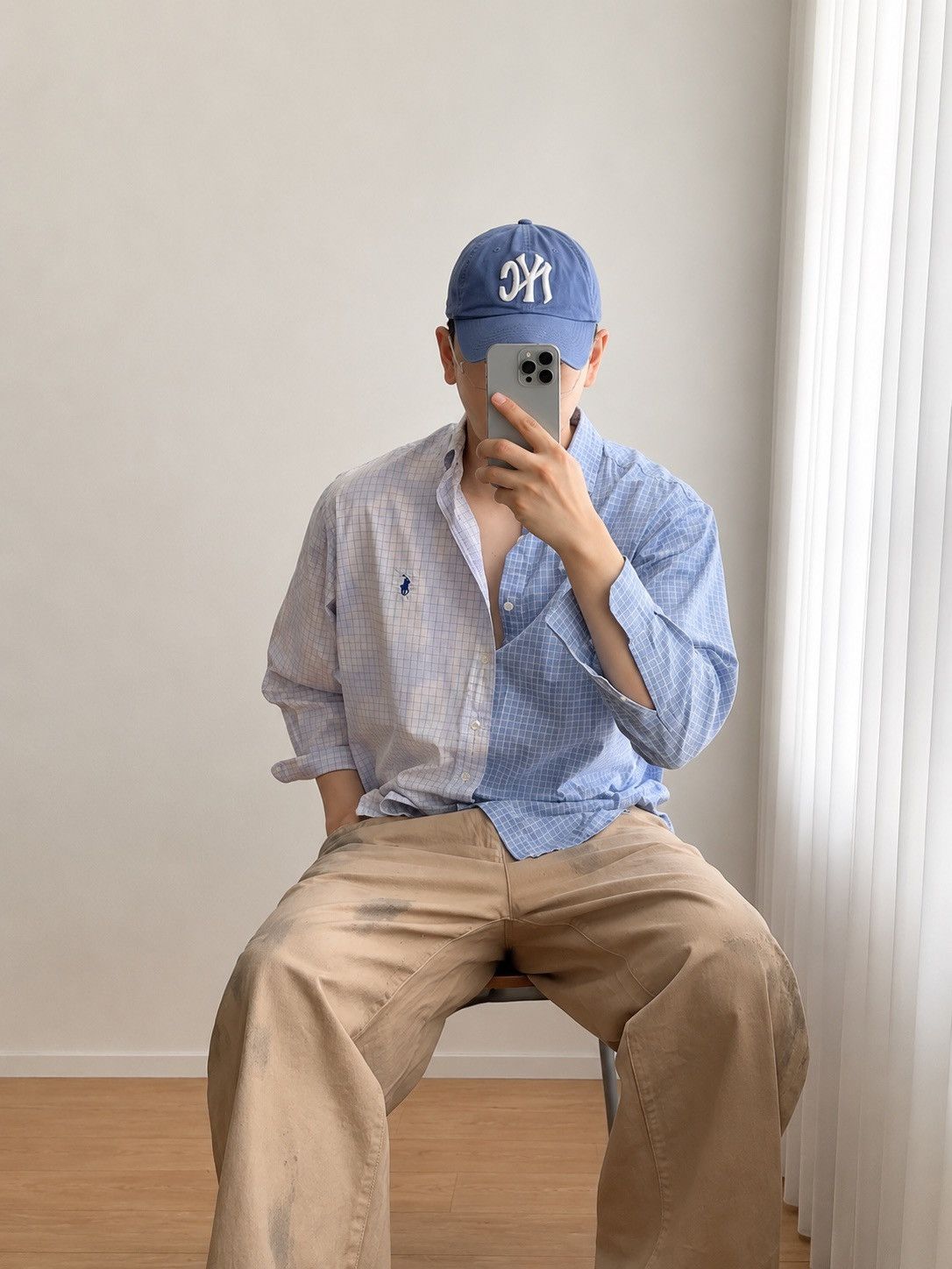 Ralph Lauren UNPACKED 1OF1 Reworked Check Shirt L Size US L / EU 52-54 / 3 - 1 Thumbnail