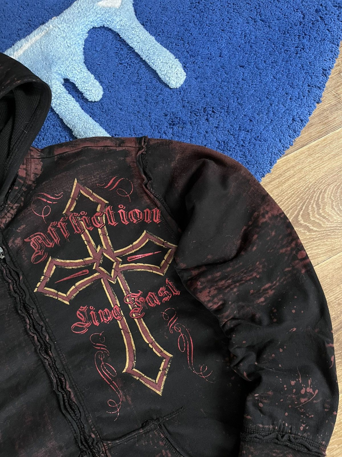 Affliction Vintage Affliction Reversible Zip Hoodie Live Fast Size US M / EU 48-50 / 2 - 5 Thumbnail