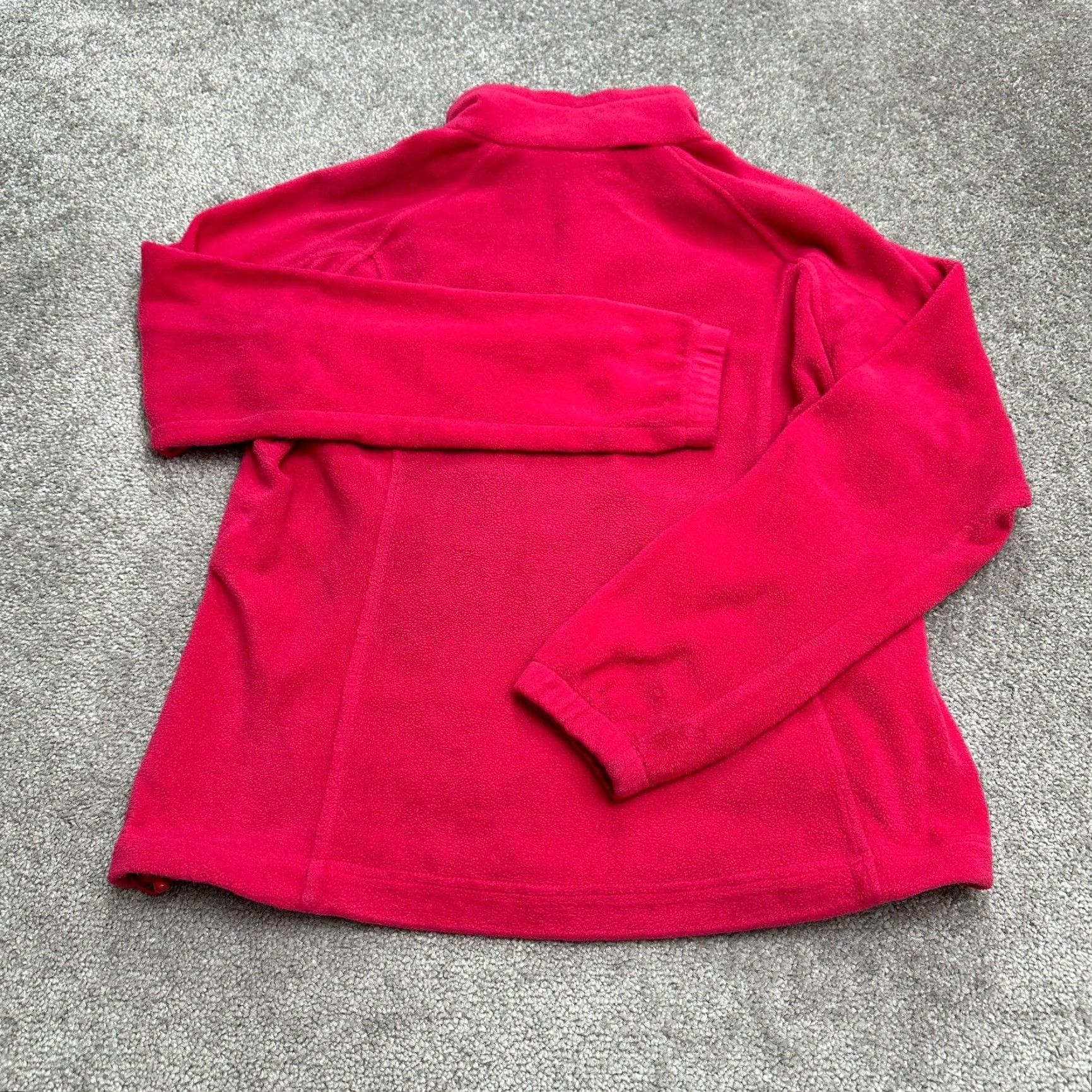 Pinko Columbia Benton Springs Fleece Jacket Womens XL Pink Full Zip Outdoor Hiking Jacket Size XL / US 12-14 / IT 48-50 - 2 Thumbnail