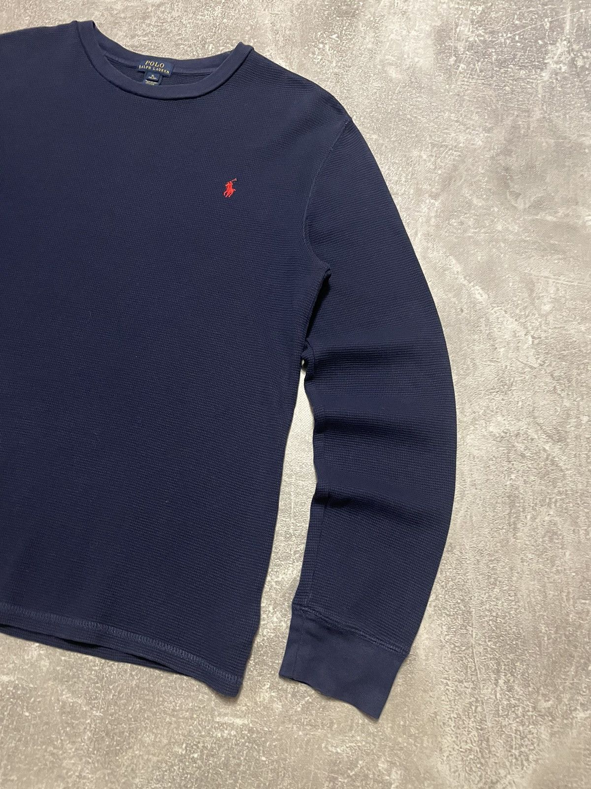 Polo Ralph Lauren Vintage Polo Ralph Lauren Waffle Crewneck Sweatshirt Size US S / EU 44-46 / 1 - 5 Thumbnail