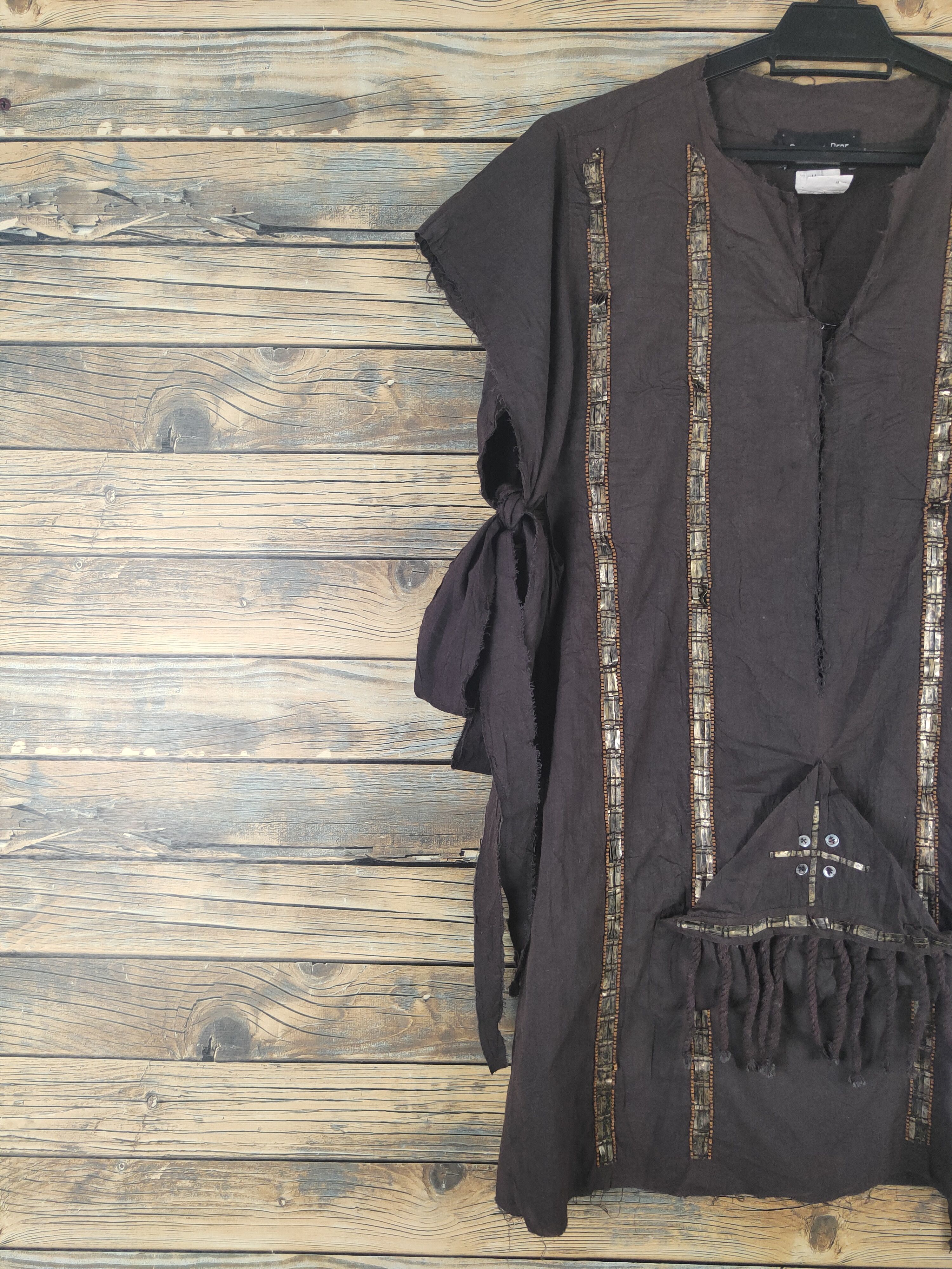 Patrizia Pepe × Vintage Retro Patrizia Pepe Dark Brown Blouses Size S / US 4 / IT 40 - 3 Thumbnail