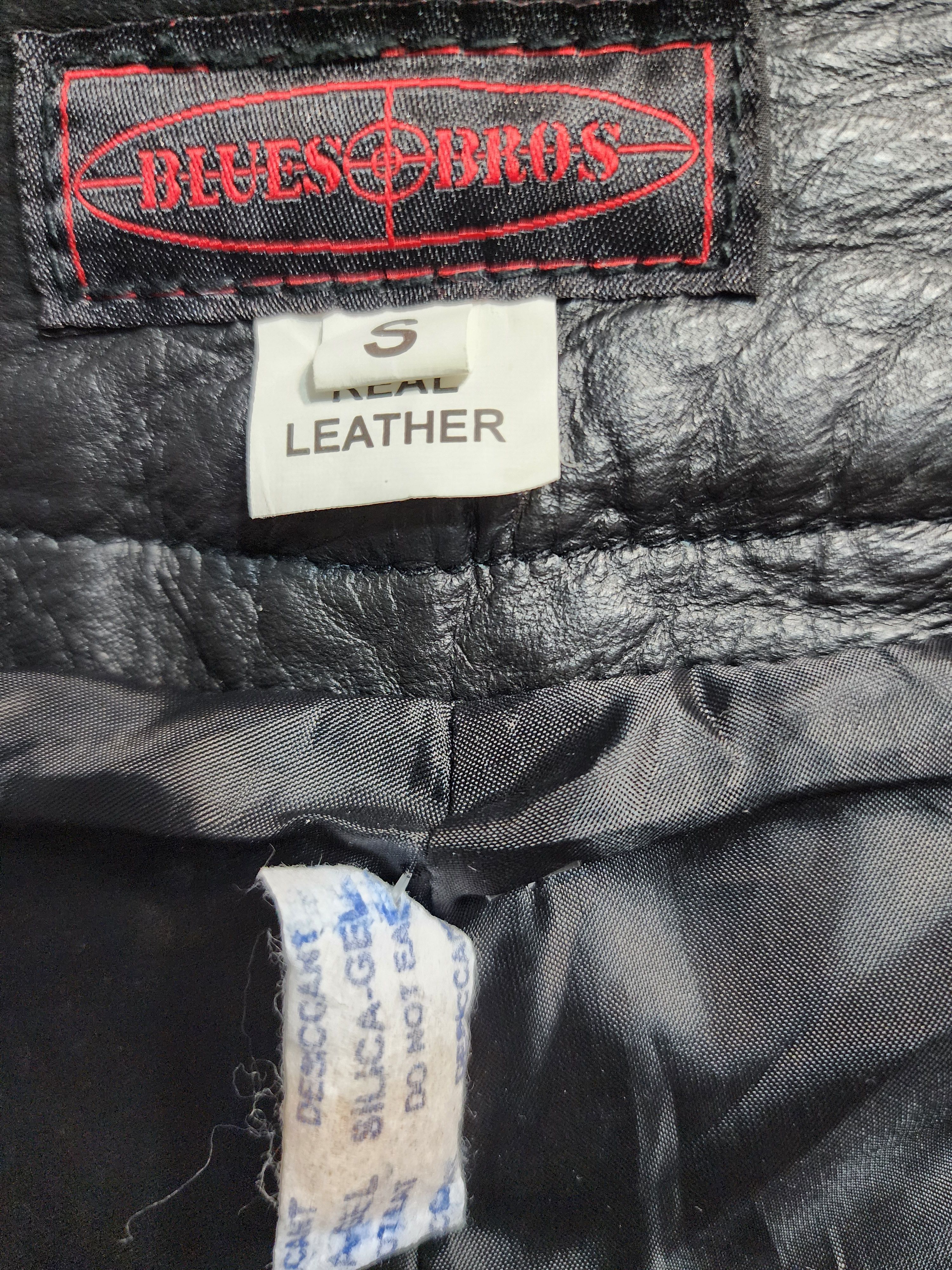 Genuine Leather Women's black leather pants. Size 30" / US 8 / IT 44 - 9 Thumbnail
