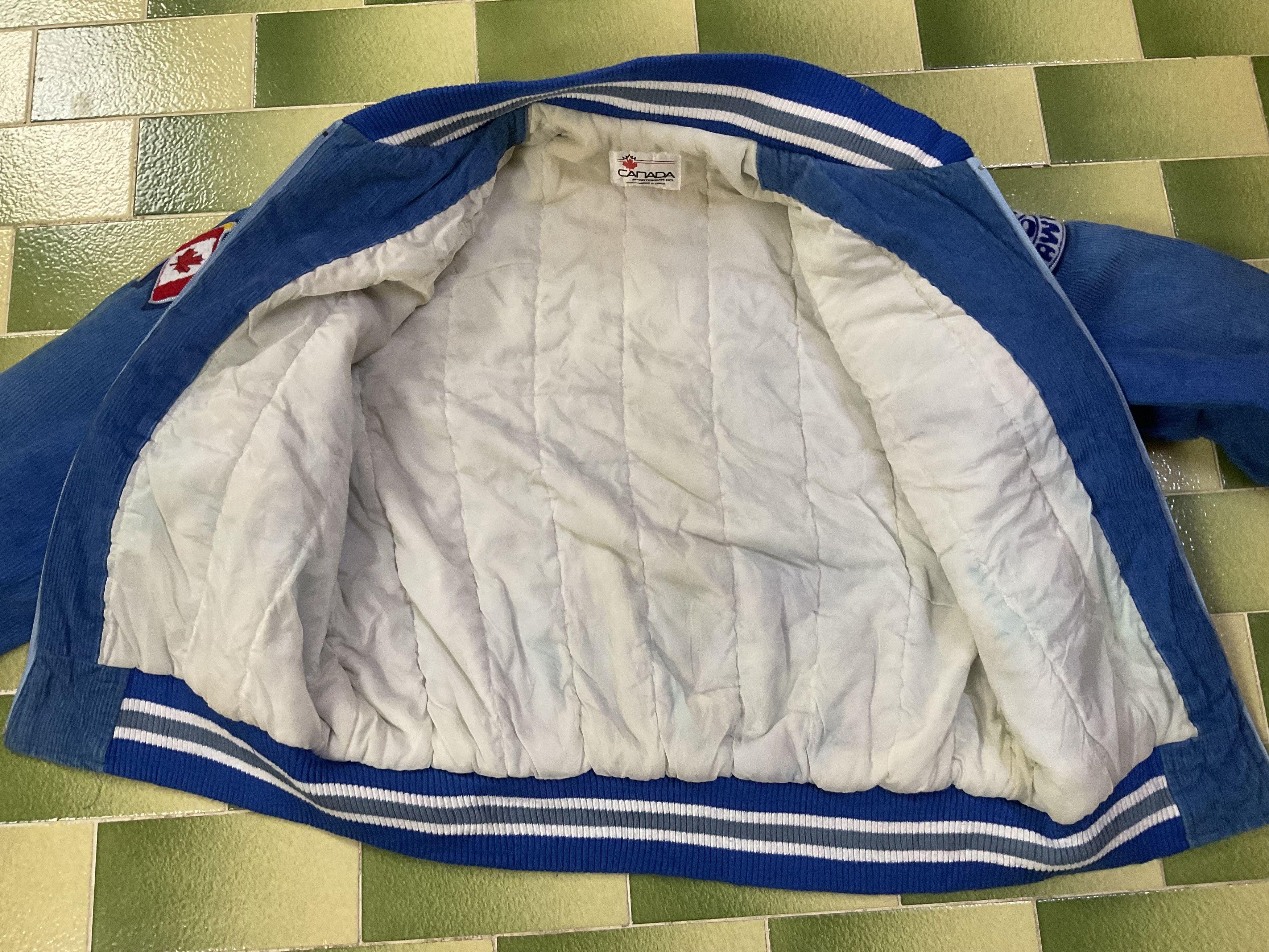 Other Vintage OPHL 1994 Mississauga Blackhawks Corduroy Jacket Size US L / EU 52-54 / 3 - 7 Thumbnail