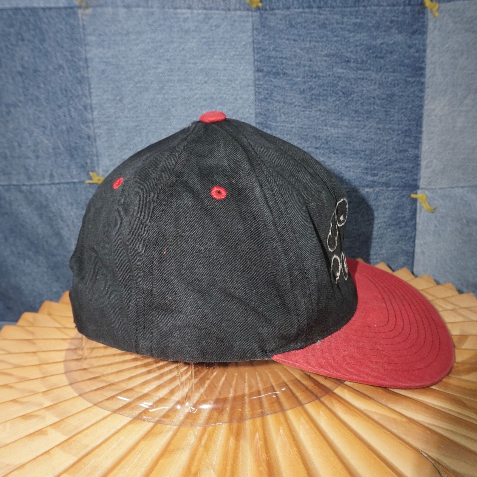 Vintage OSFA - Vintage Y2K WOOK flame embroidered essential 00s hat Size ONE SIZE - 4 Thumbnail