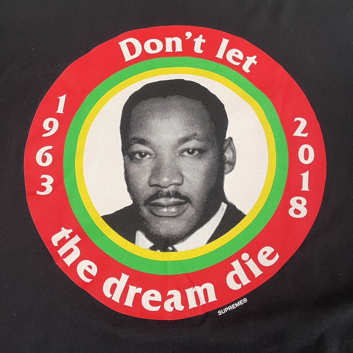 Supreme SS2018 MLK Dream T-Shirt Size US L / EU 52-54 / 3 - 4 Thumbnail