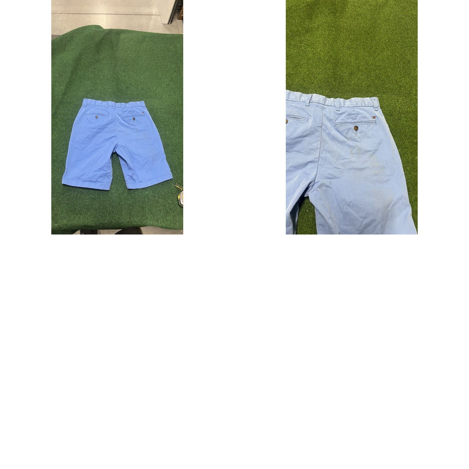 Tommy Hilfiger TOMMY HILFIGER Blue Flat Front Chino Cotton Shorts Size Men's Size 30 Size US 30 / EU 46 - 8 Thumbnail