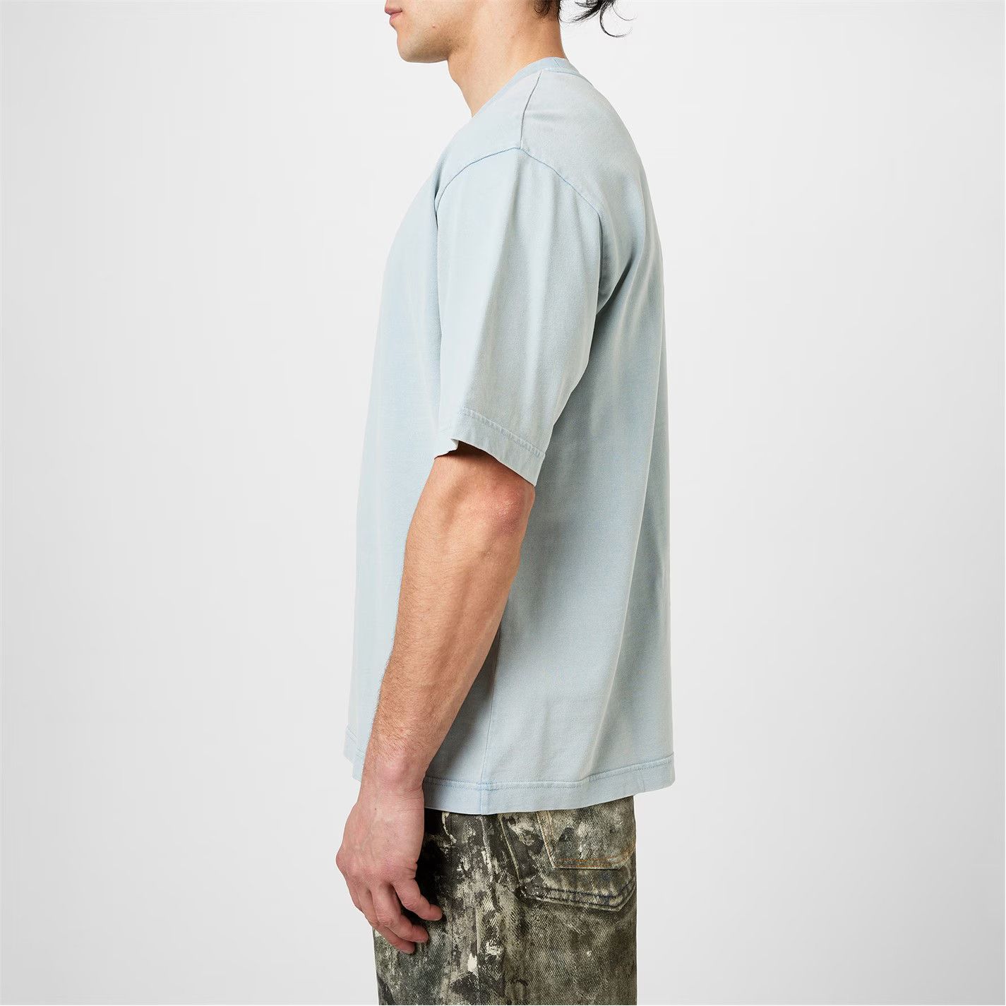 Acne Studios o1g2r1mq0825 Relax Crewneck T-Shirt in Soft Blue Size US XS / EU 42 / 0 - 3 Thumbnail