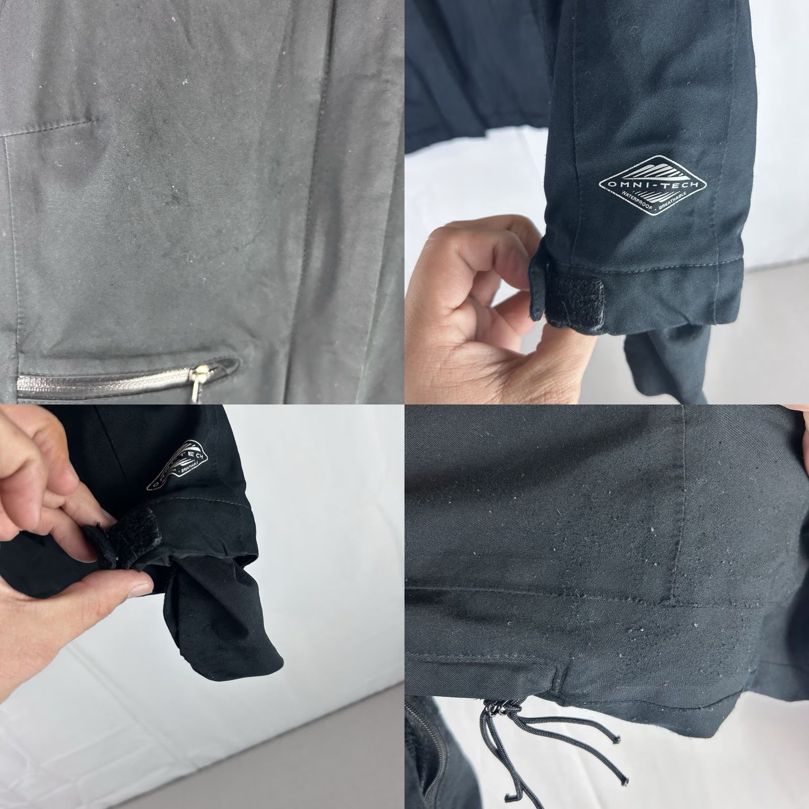 Vintage Columbia Jacket Womens XS Omni Heat Black - No Hood - Regular Fit - Mid-Length - Softshell - Heated - Outdoor - Fall Winter - Machine Washable Size XS / US 0-2 / IT 36-38 - 8 Thumbnail