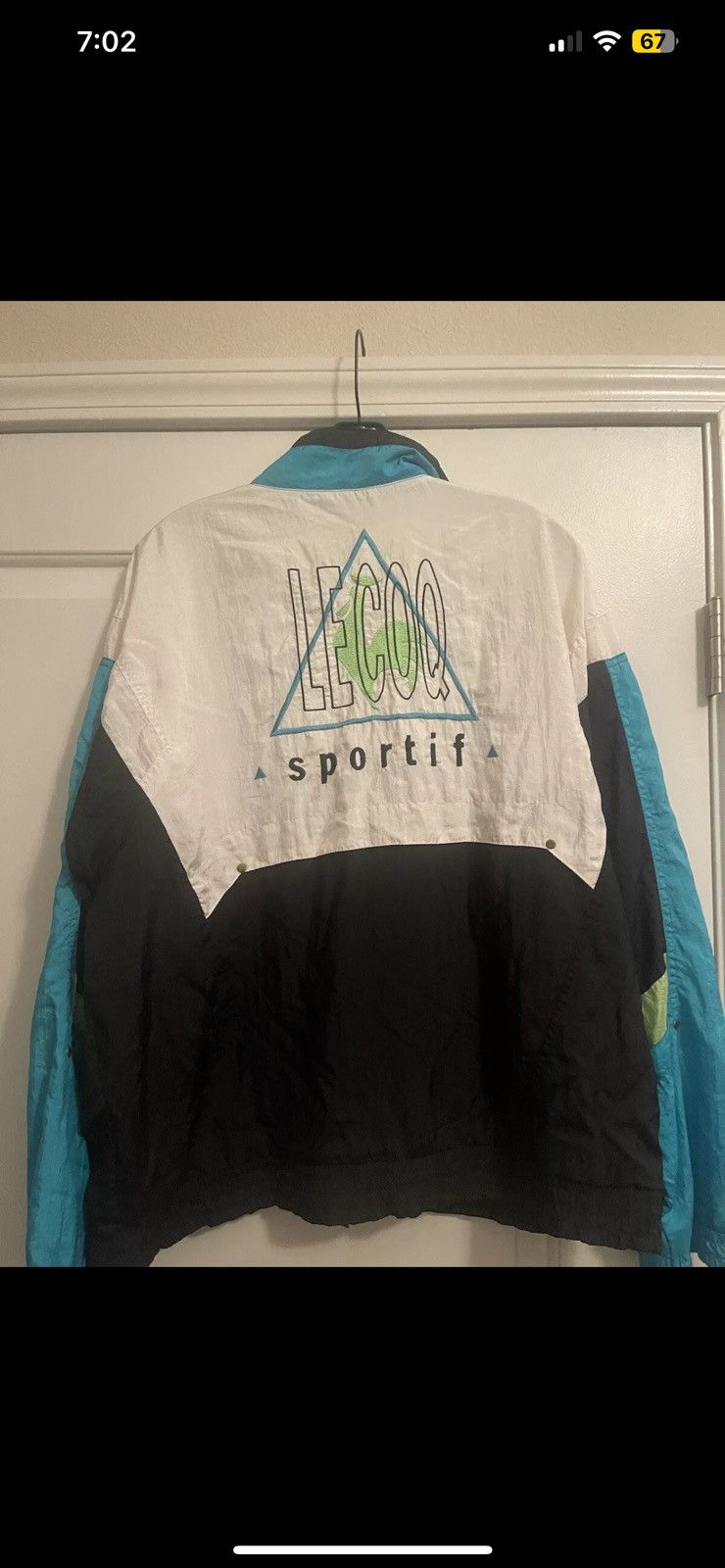 Le Coq Sportif × Vintage Vintage Le Coq Sportif Windbreaker Full Zip Size US M / EU 48-50 / 2 - 8 Thumbnail