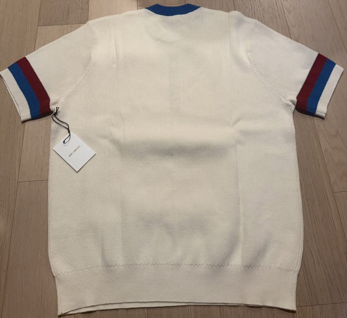 Aime Leon Dore ALD Aime Sport Knit Henley White Large Size US L / EU 52-54 / 3 - 4 Thumbnail