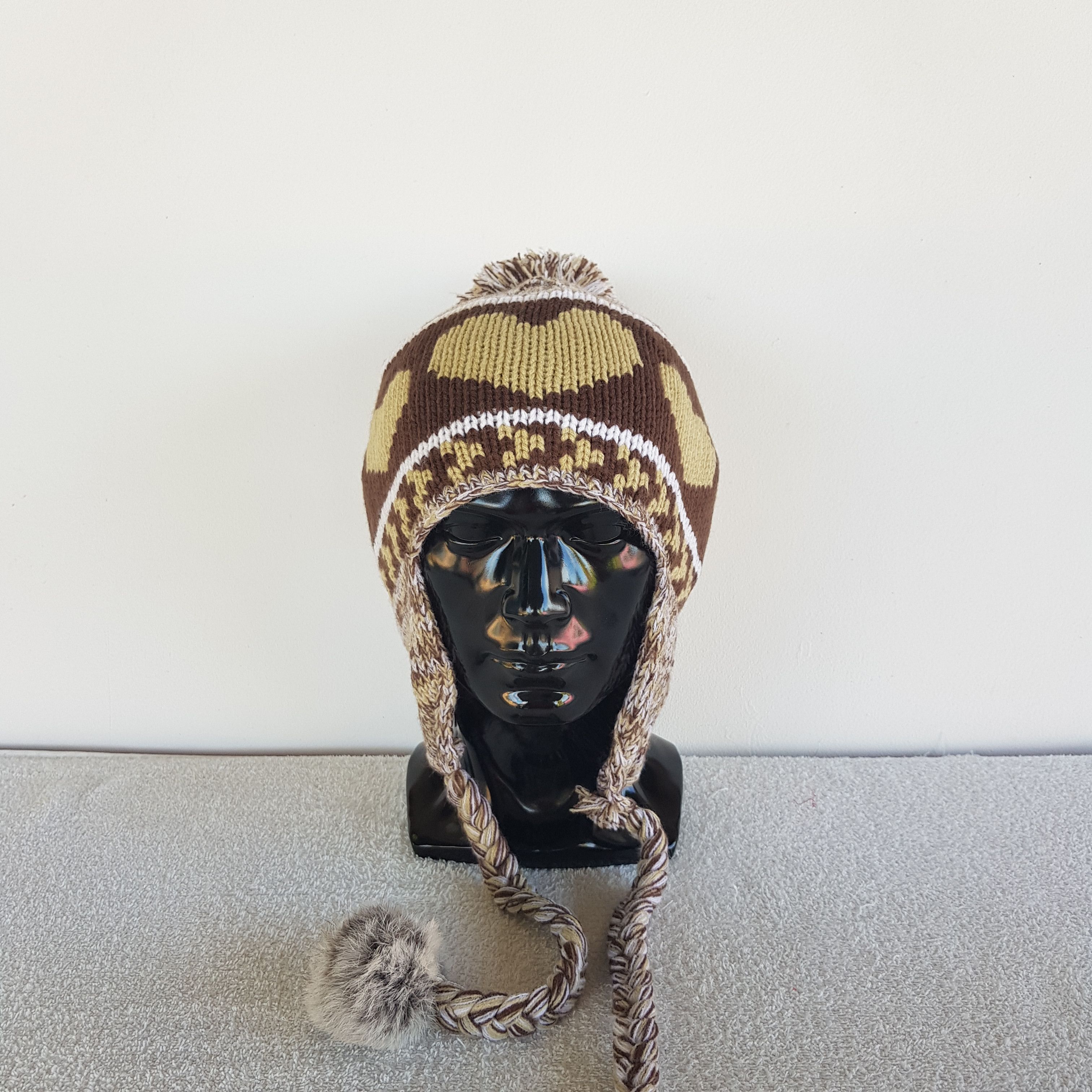 Other Vintage Japanese Earflap Beanie Snow Caps Hats. Size ONE SIZE - 2 Thumbnail