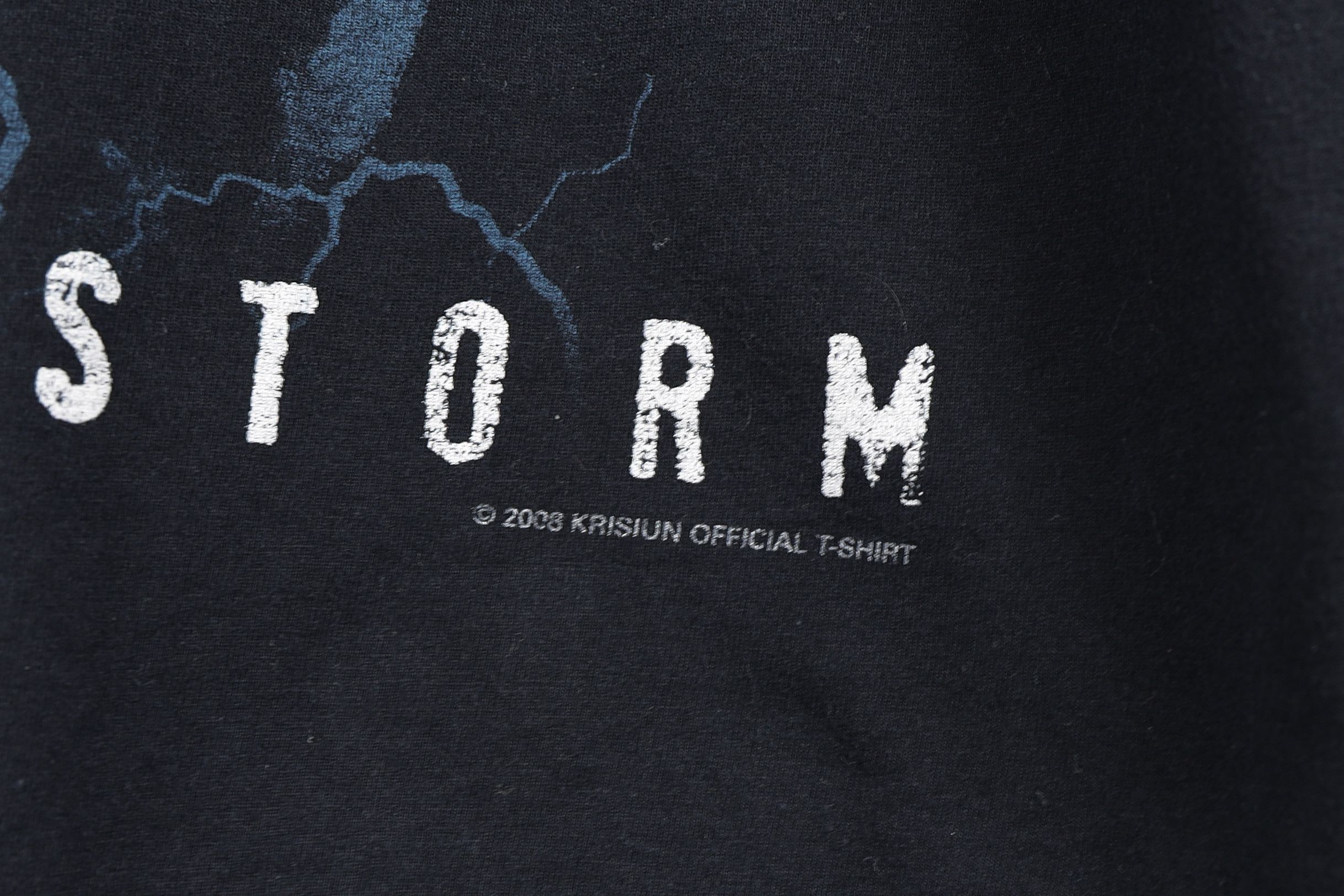 Band Tees Vintage Krisiun Southern Storm Merch Tee Tshirt Satanic 666 Size US M / EU 48-50 / 2 - 4 Thumbnail