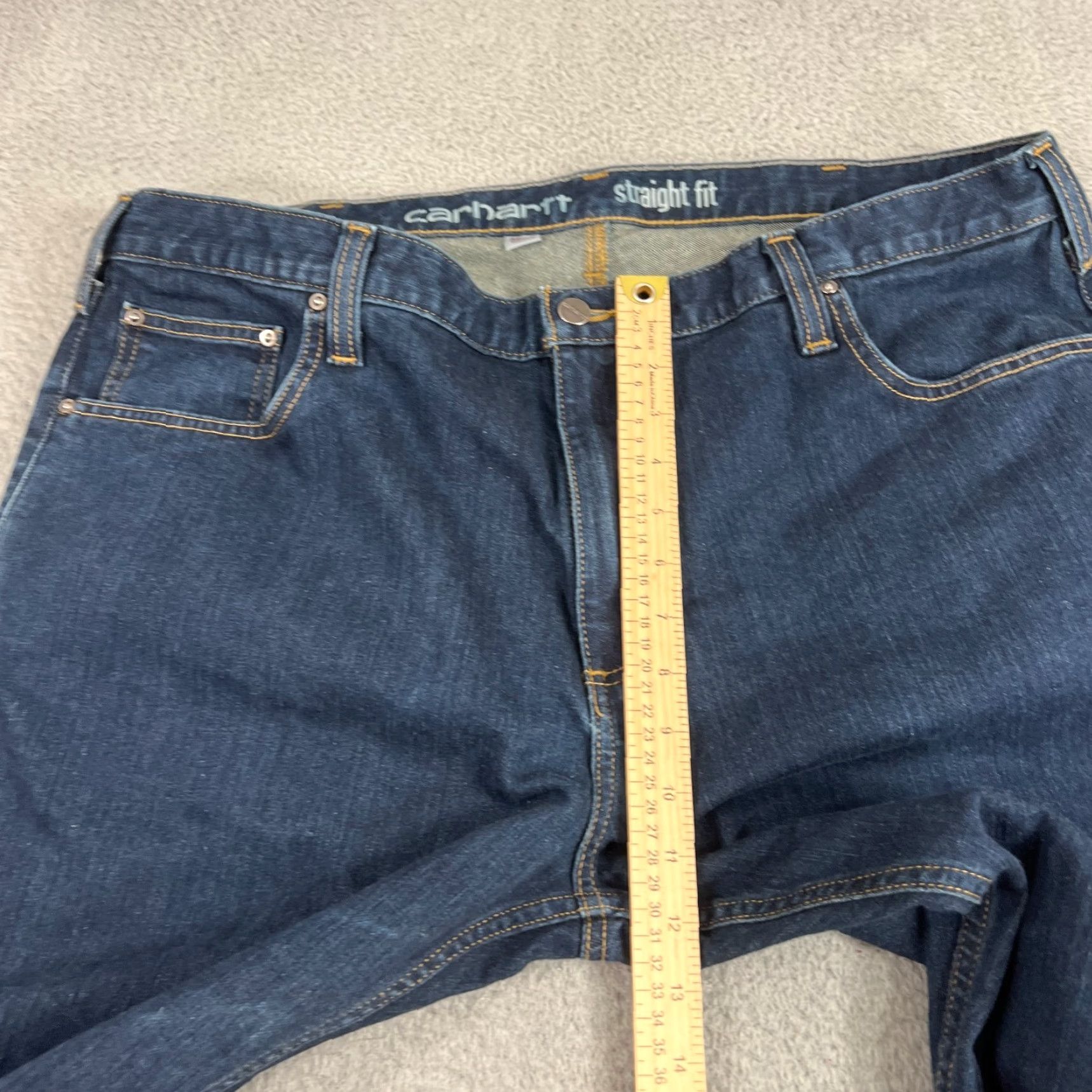 Carhartt VINTAGE Carhartt Rugged Flex Straight Fit Denim Mens 40x30 Work Wear 102807-491 Size US 40 / EU 56 - 6 Thumbnail