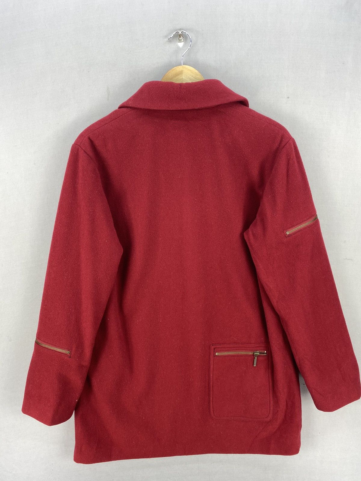 Japanese Brand Vintage Betty’s Blue Shinji Abe Wool Down Jacket Size US M / EU 48-50 / 2 - 4 Thumbnail