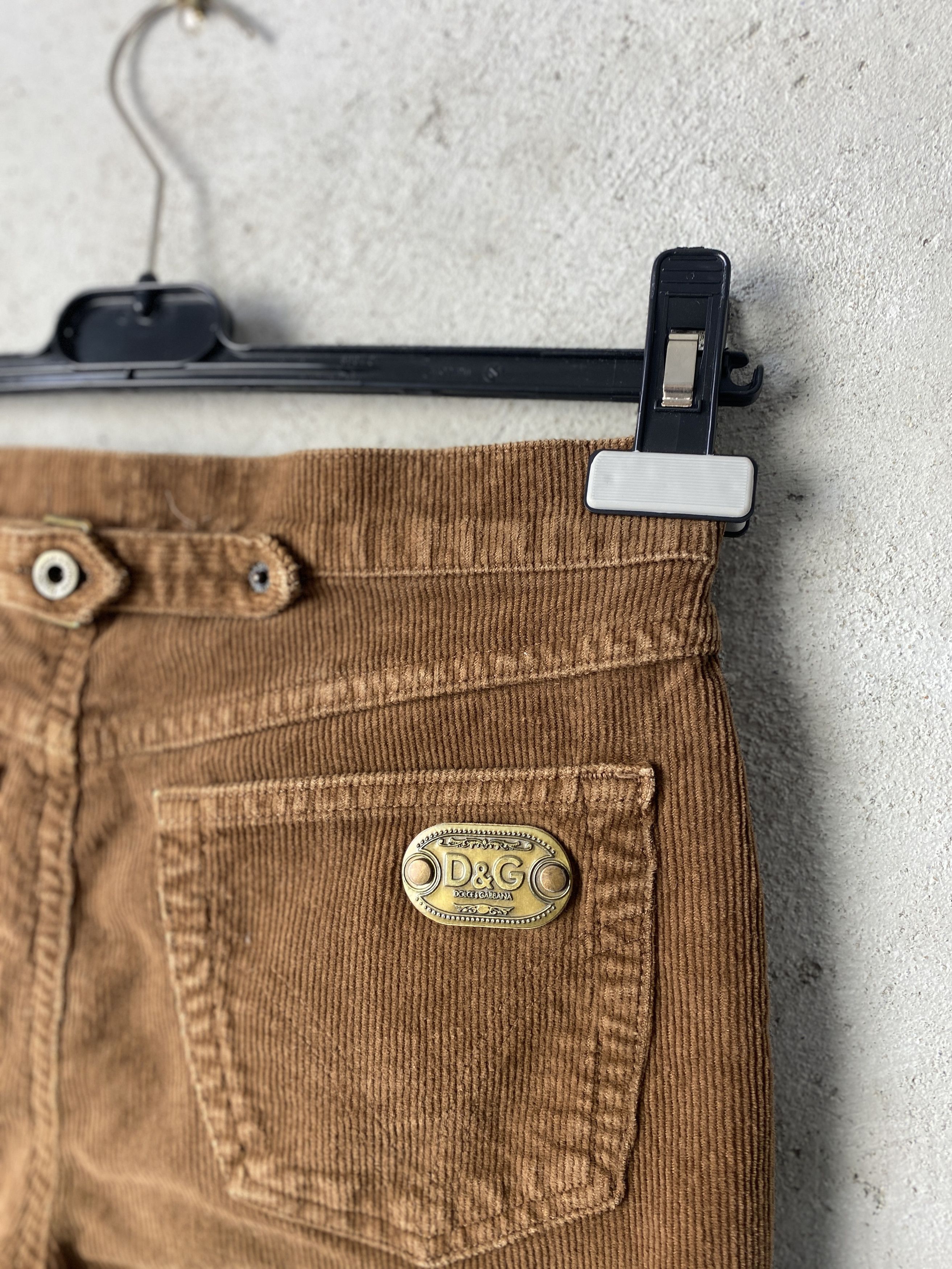 Dolce & Gabbana Dolce & Gabbana vintage corduroy pants y2k Size 27" / US 4 / IT 40 - 6 Thumbnail