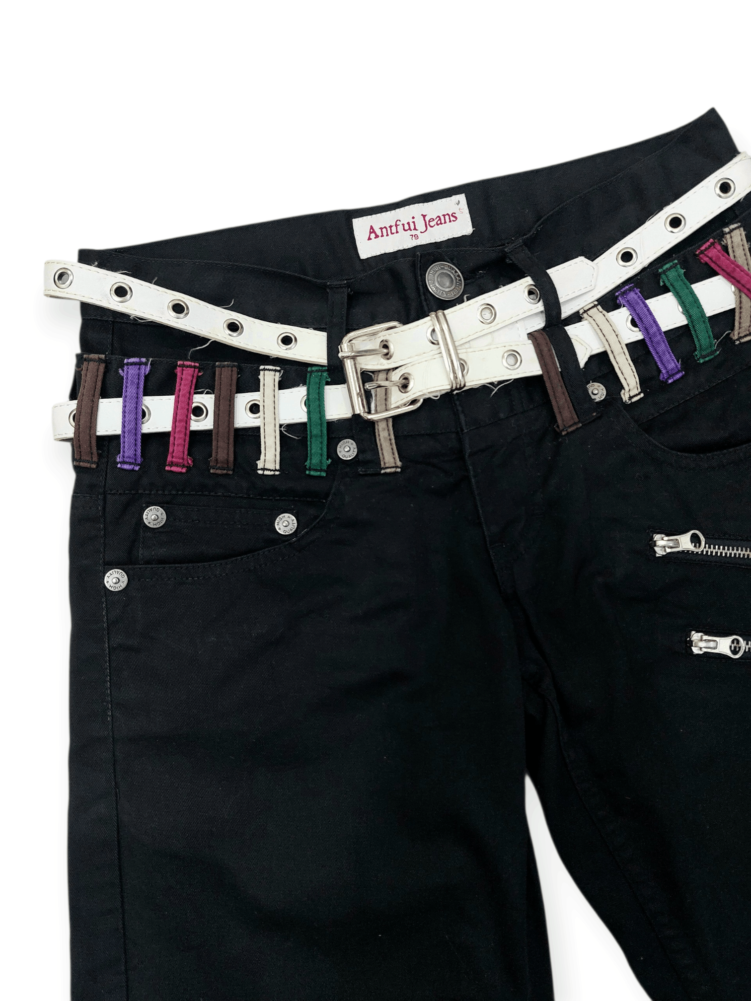 Japanese Brand Antfui Jeans Double Waist Seditionaries Denim Size US 30 / EU 46 - 7 Thumbnail