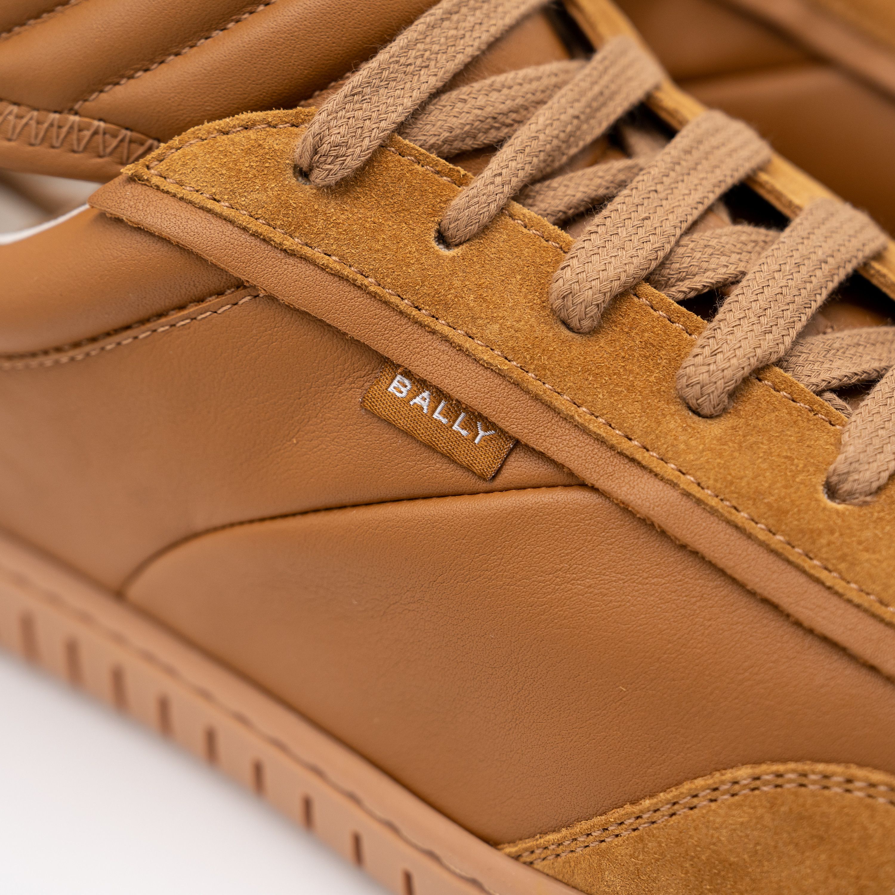 Bally 12 Bally Parrel Desert Brown Tan Suede Leather Sneakers Size US 12 / EU 45 - 9 Thumbnail