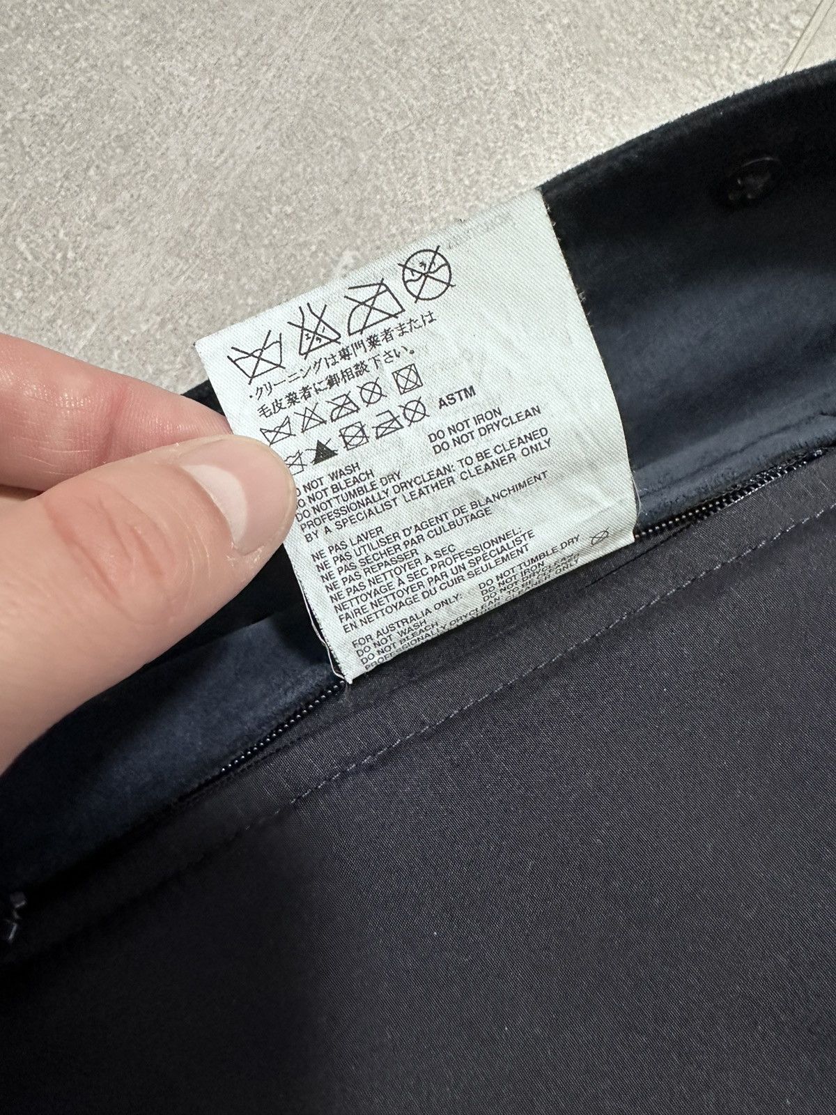 Jil Sander Archive Jil Sander Suede Leather Jacket Blue Mens Size