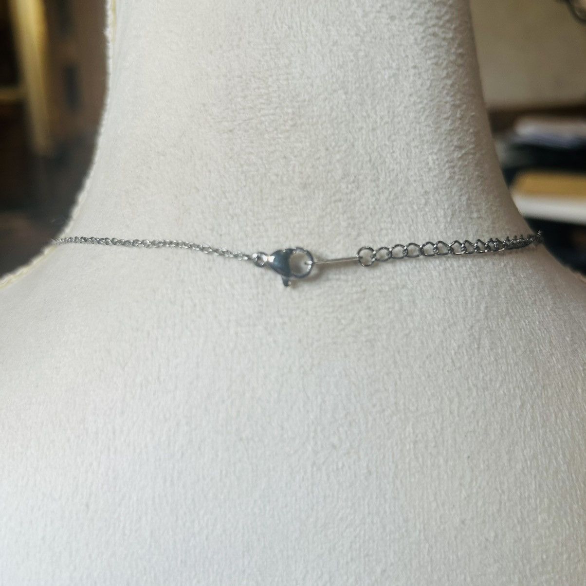 Handmade Handcrafted art glass bead drop pendant on chain necklace Size ONE SIZE - 5 Thumbnail