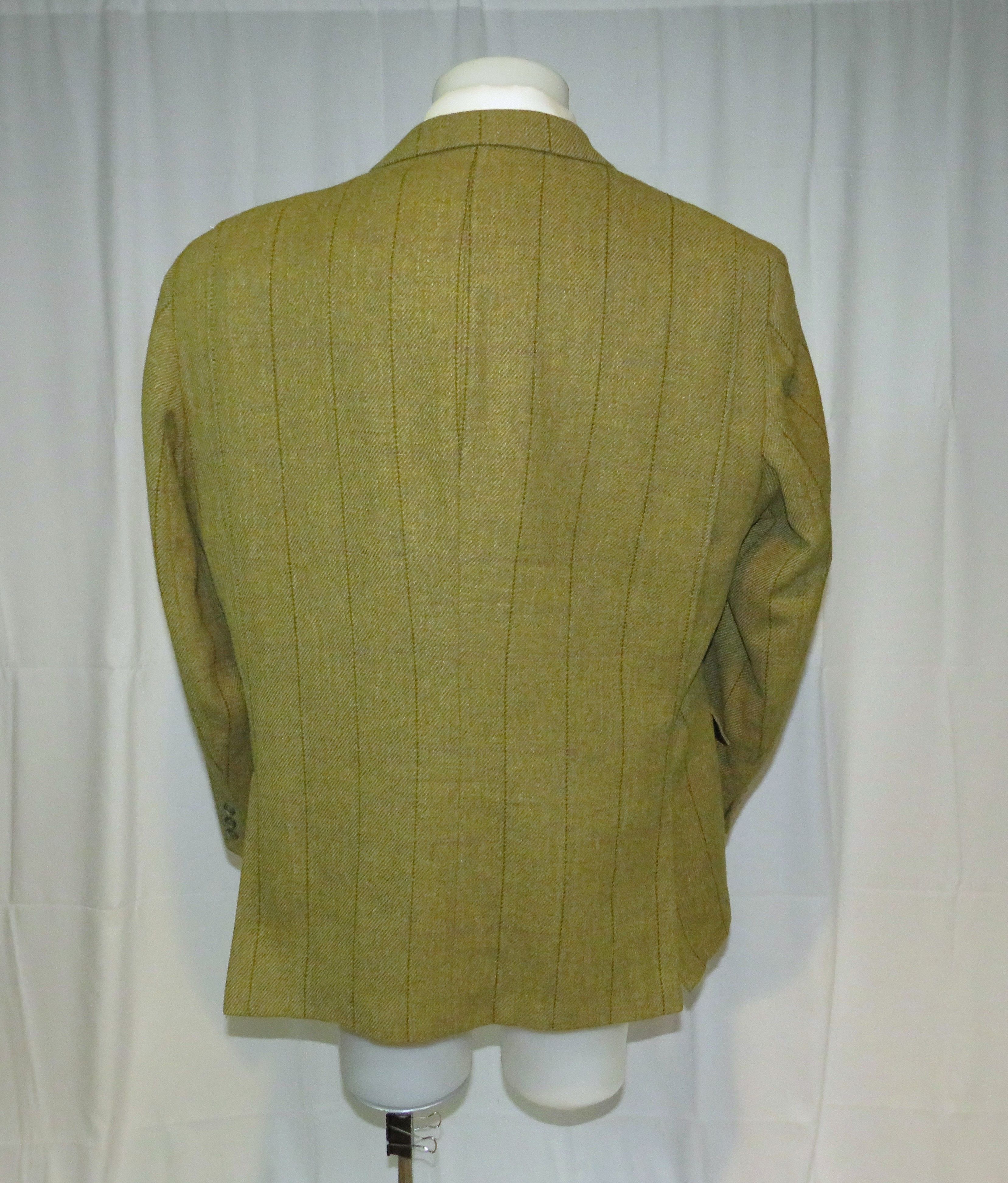 Other P&J Haggart Green Tweed Three Button Shooting Jacket 46 Size 46R - 9 Thumbnail