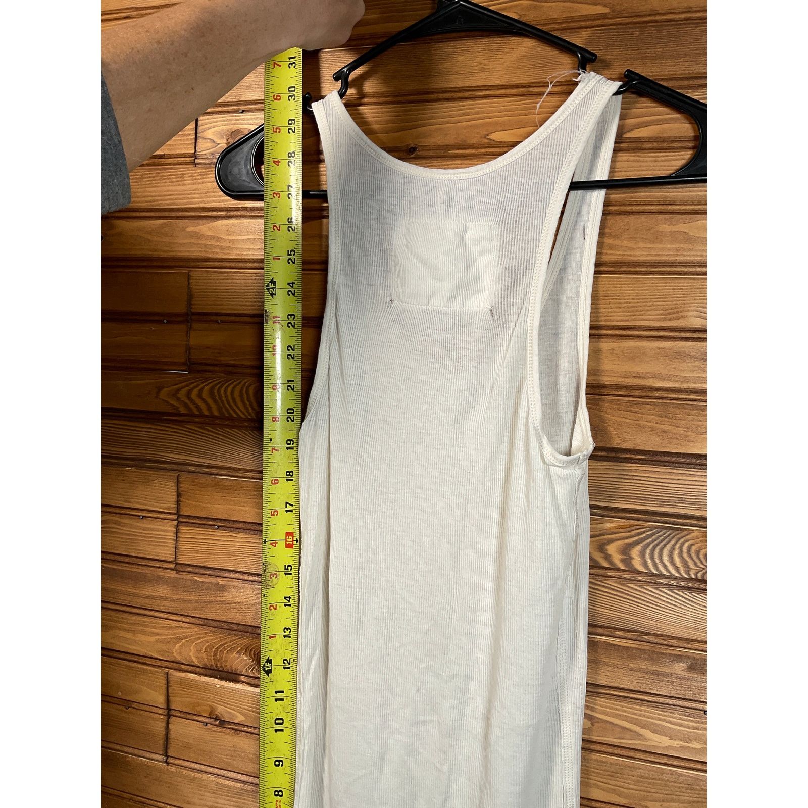 Abercrombie & Fitch VTG Abercrombie & Fitch Woman's Tank Top Beige / White Med Size M / US 6-8 / IT 42-44 - 7 Thumbnail
