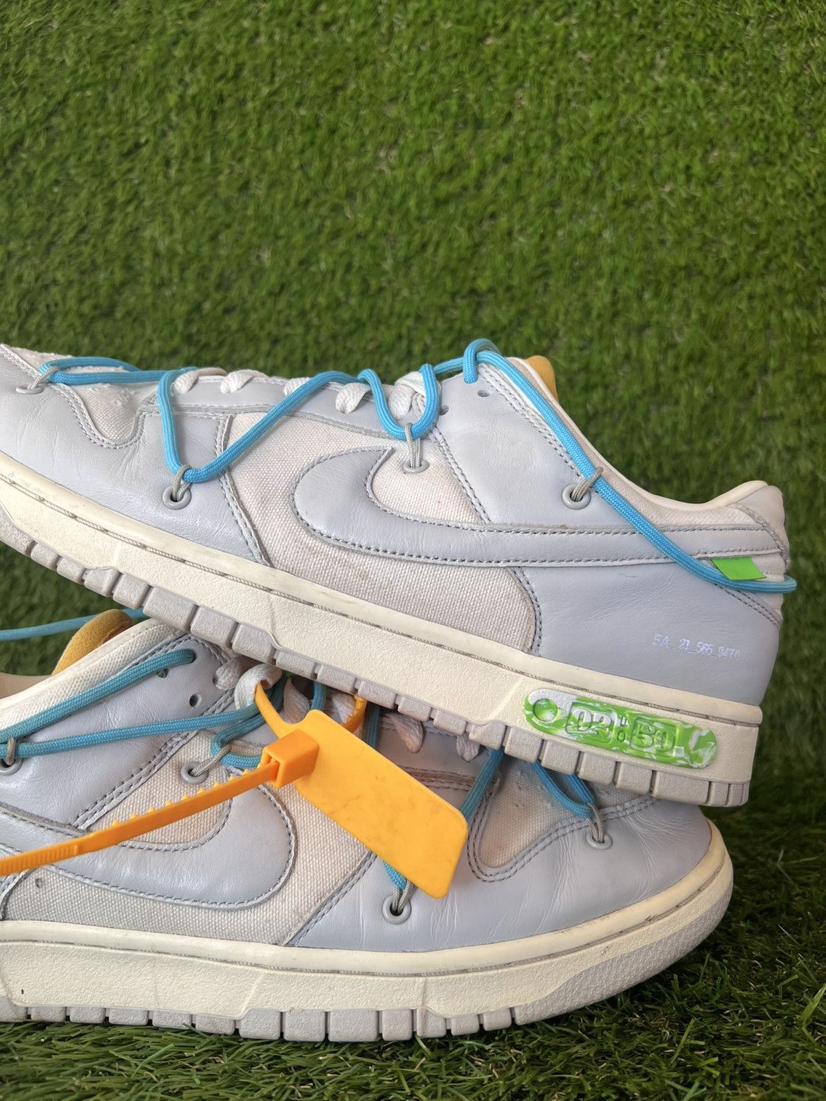 Nike × Off-White Nike Dunk Low Off-White Lot 2 Size US 12 / EU 45 - 2 Thumbnail