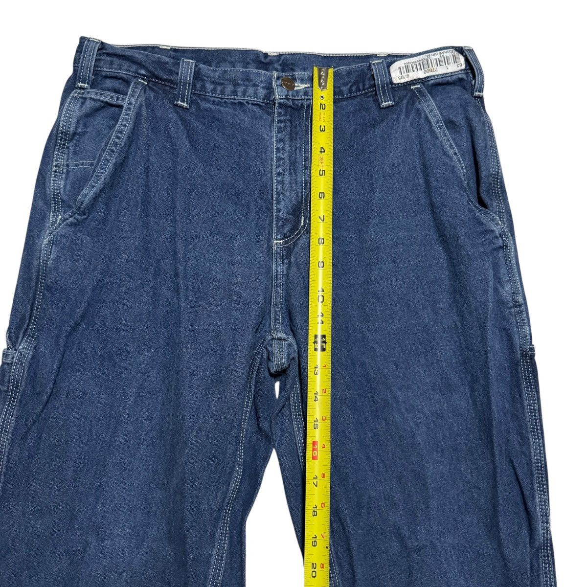 Carhartt Carhartt Dark Wash Denim Jeans Women's 34x32 (Fits 35x31.75) Size US 34 / EU 50 - 8 Thumbnail