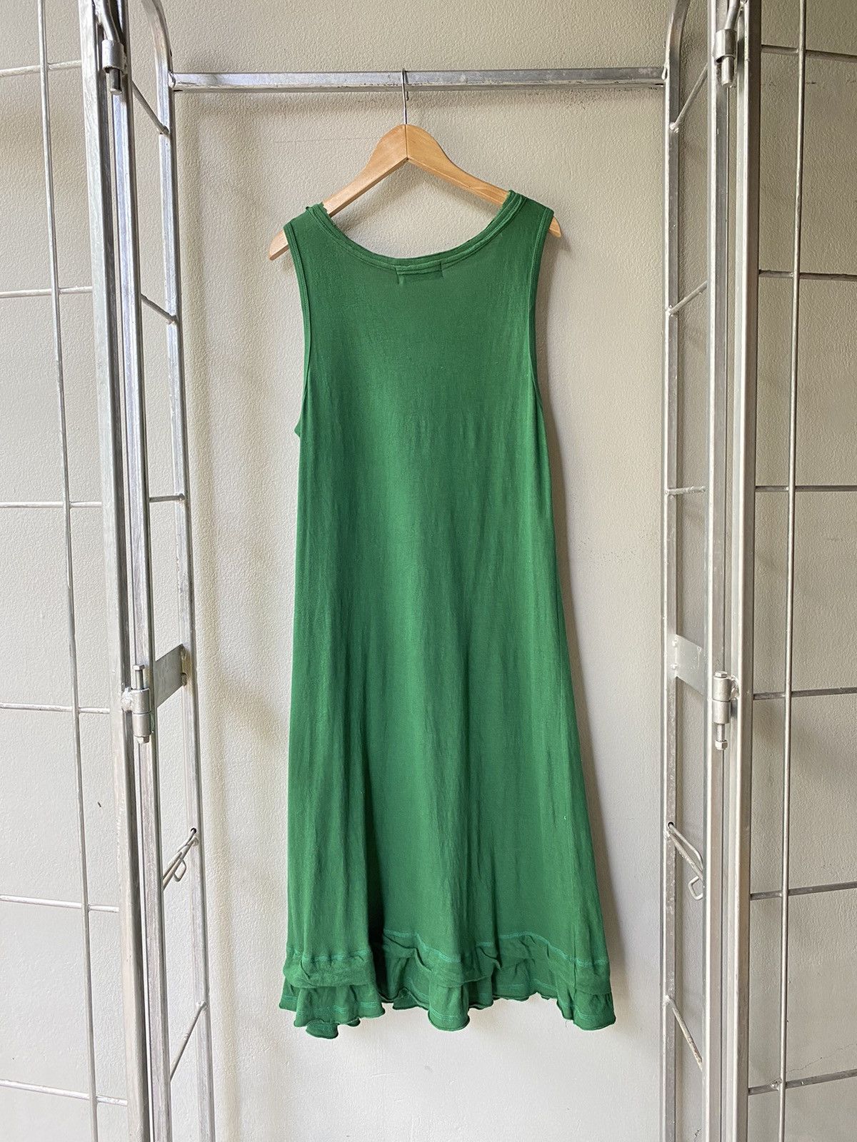 Zucca ZUCCA Green Layered-Hem Maxi Dress. Size M / US 6-8 / IT 42-44 - 15 Thumbnail