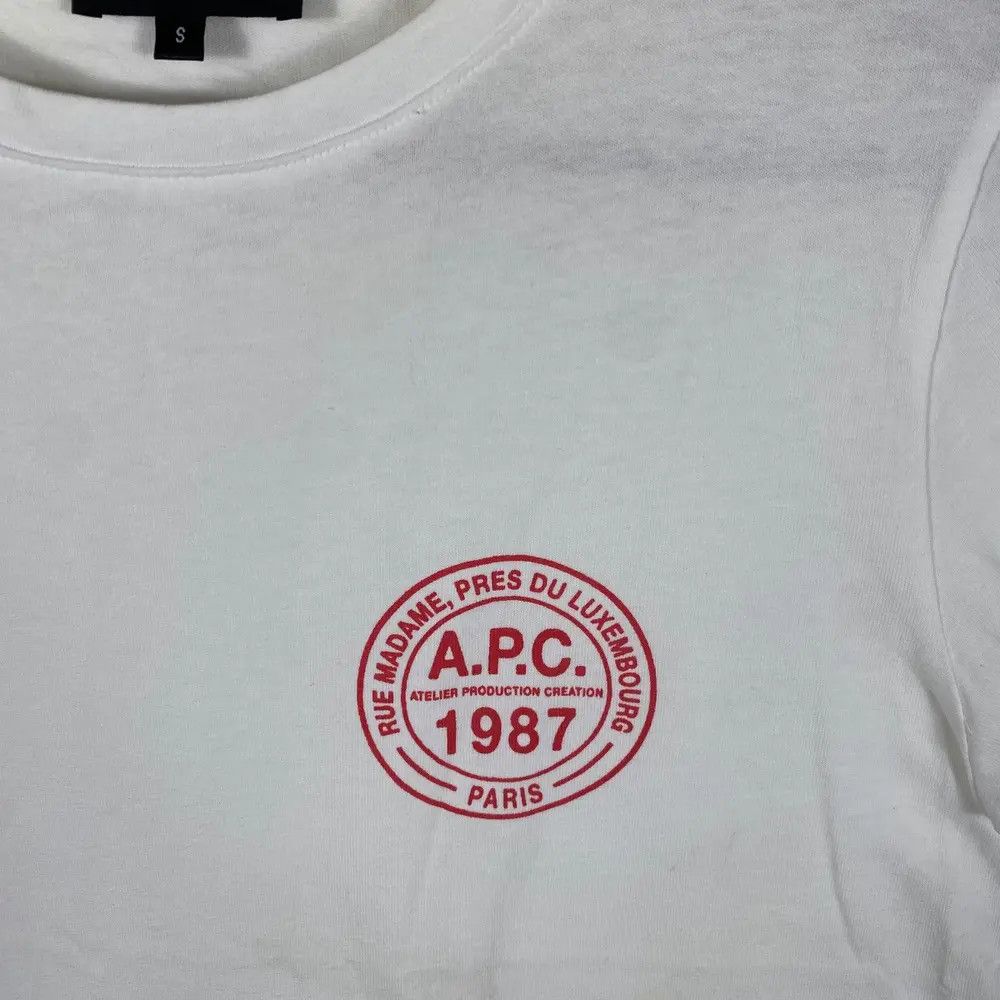 A.P.C. A.P.C. Paris Logo Made In Japan Tee Shirt Small Size Size US S / EU 44-46 / 1 - 2 Thumbnail