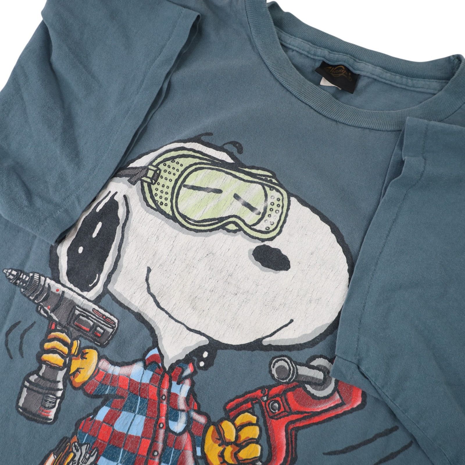 Peanuts × Vintage VTG Peanuts Snoopy "Real Dogs Don't Need Instructions" T Size US XL / EU 56 / 4 - 12 Thumbnail