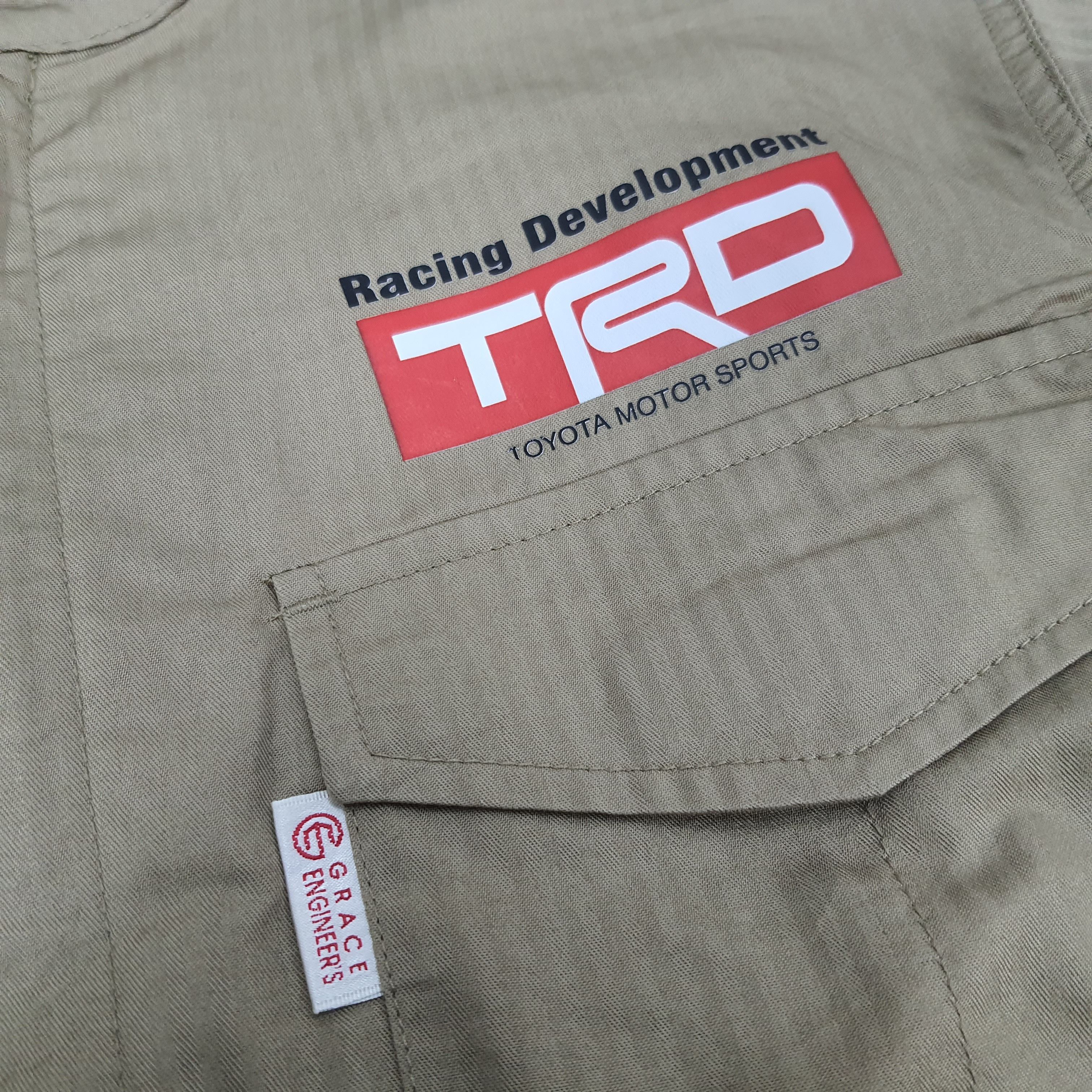 Vintage Toyota Motorsports Japanese Brand Workwear Coverall