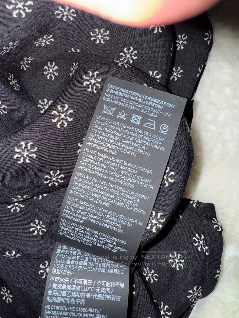 Saint Laurent Paris Saint Laurent Paris size 39 Snowflake Shark Collar Shirt Size US M / EU 48-50 / 2 - 6 Thumbnail