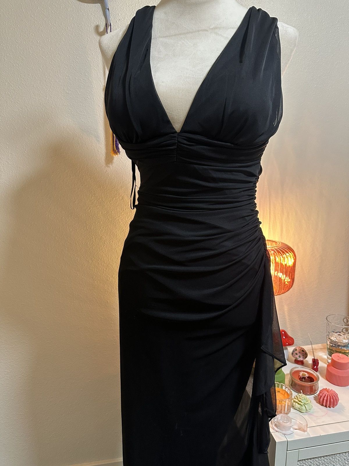 Other Black backless dress Size XS / US 0-2 / IT 36-38 - 2 Thumbnail
