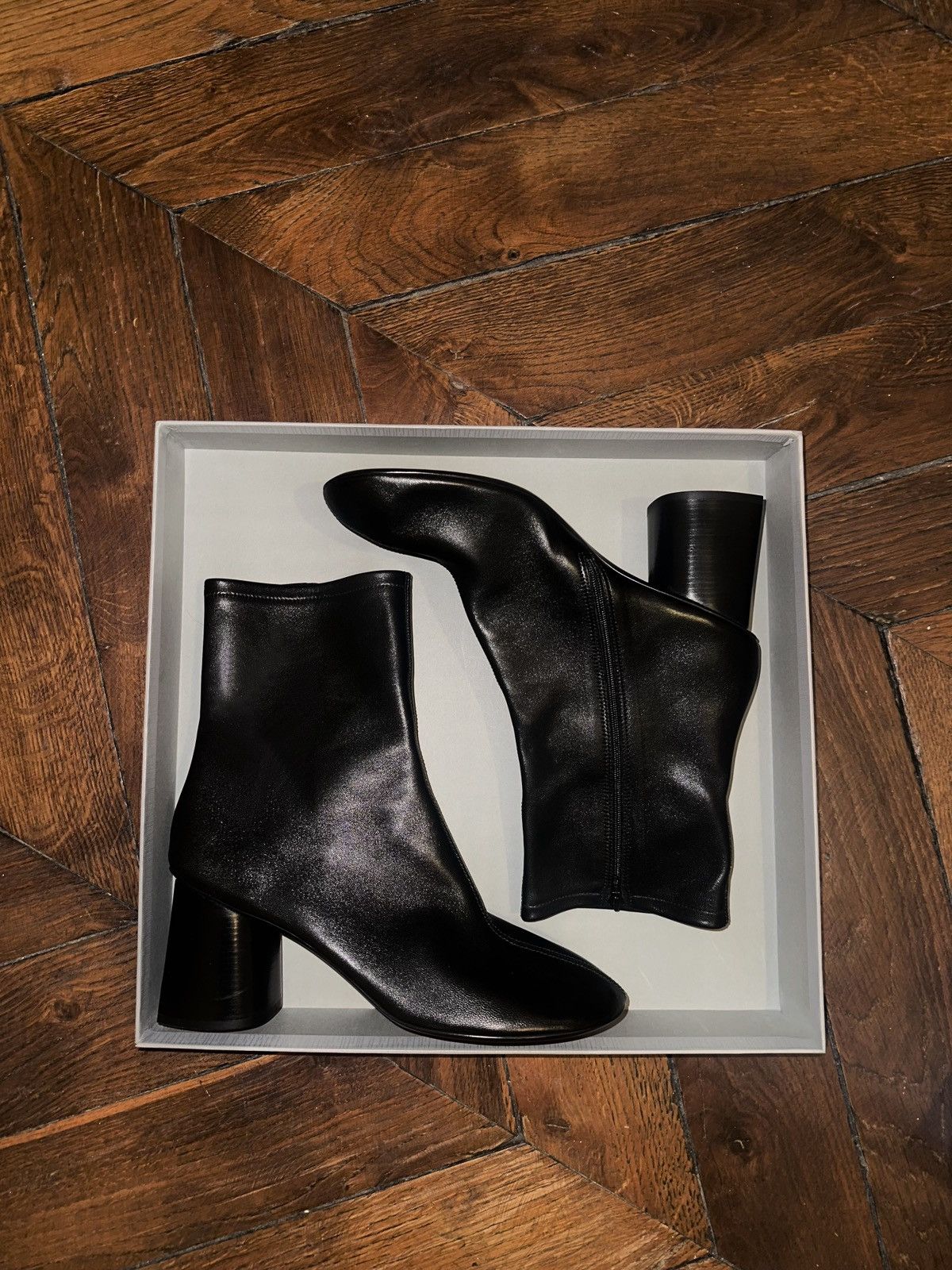 Balenciaga runway leather boots