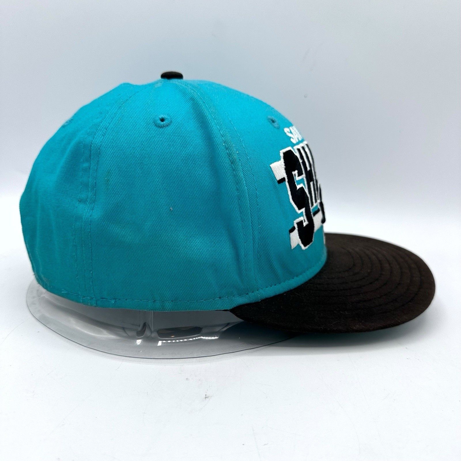 New Era San Jose Sharks New Era NHLSpellout Snapback Hat Adjustable Size ONE SIZE - 4 Thumbnail