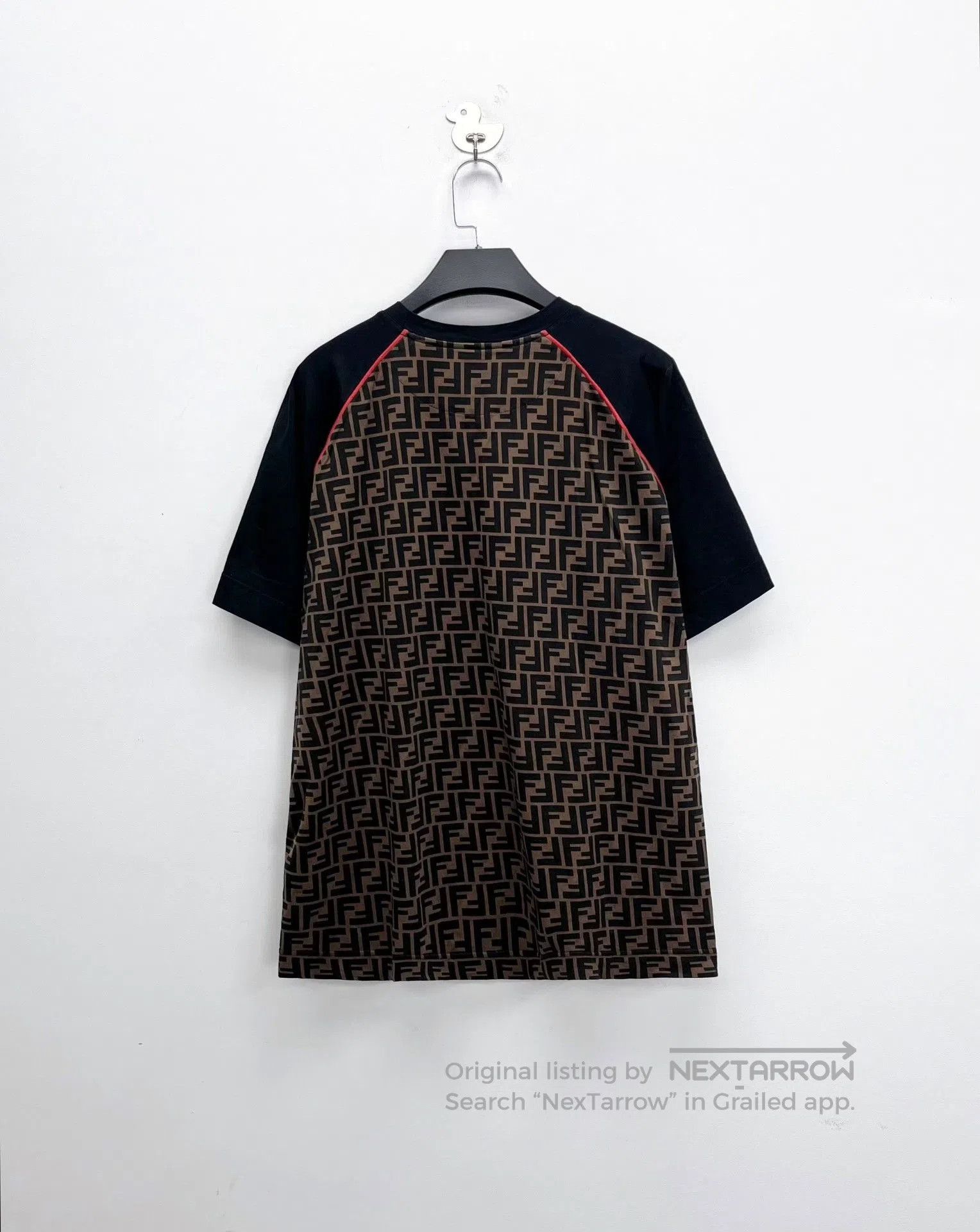 Fendi Fendi Roma Double F Monogram Embroidered Logo Tee. Size US XL / EU 56 / 4 - 2 Thumbnail