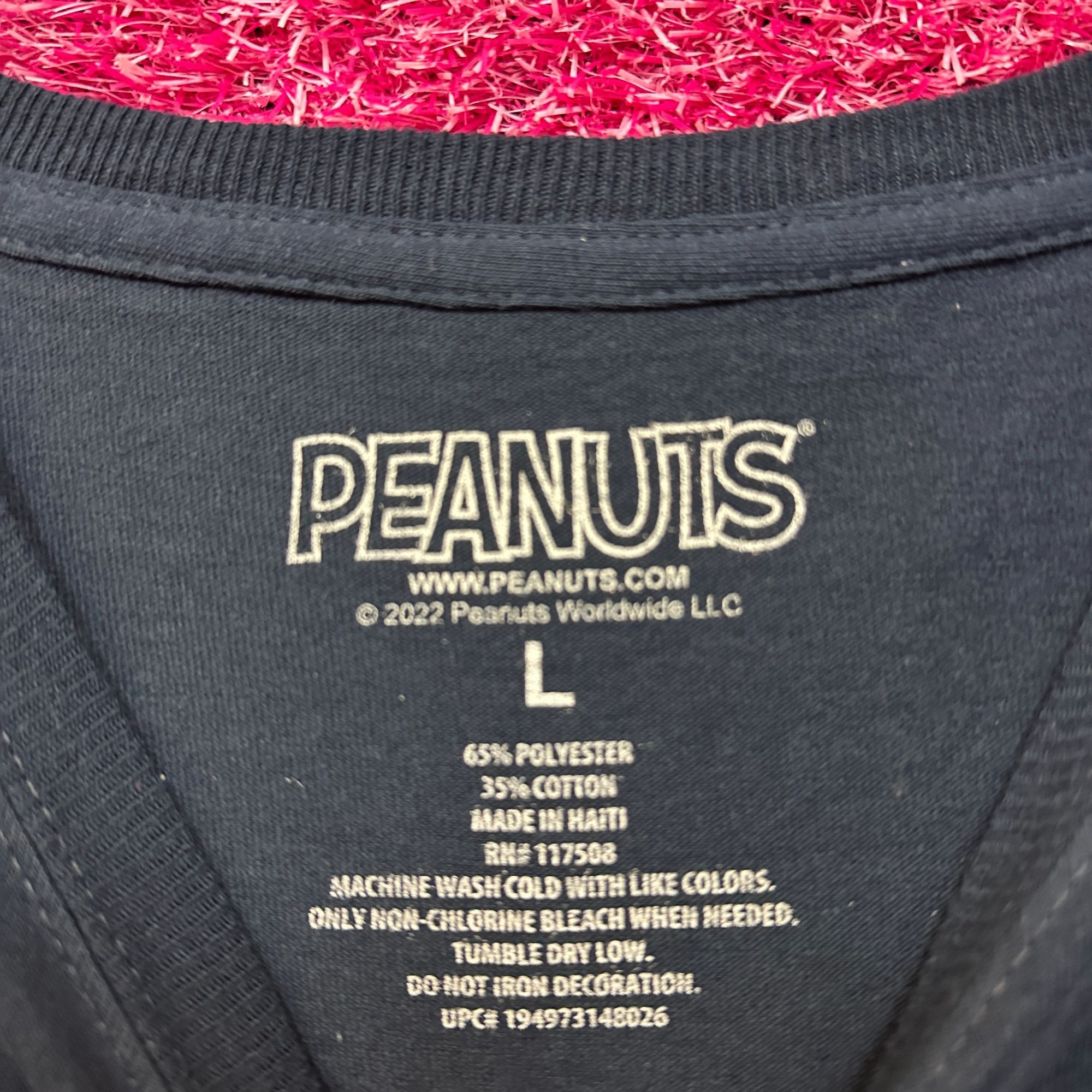 Peanuts Charles Schulz Peanuts Snoopy & Woodstock Lazy Sunday Tee L Size US L / EU 52-54 / 3 - 4 Thumbnail