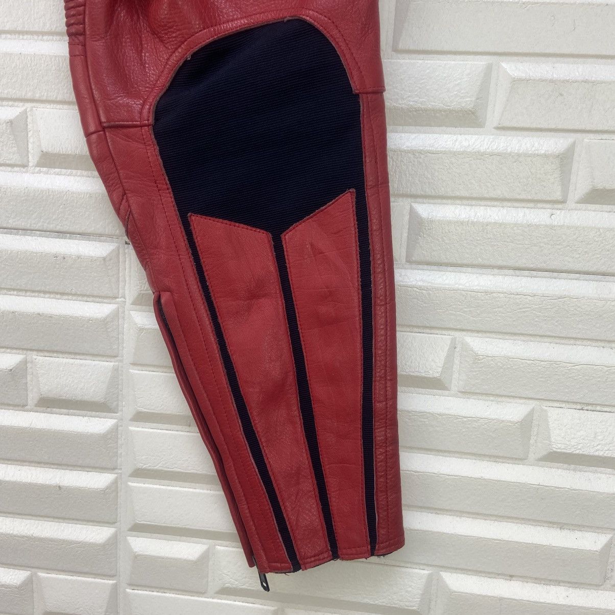 Japanese Brand × Leather Expert Racing Performance Biker Leather Pants Size 22" - 16 Thumbnail