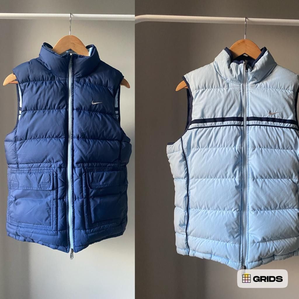 double-sided nike vintage vest