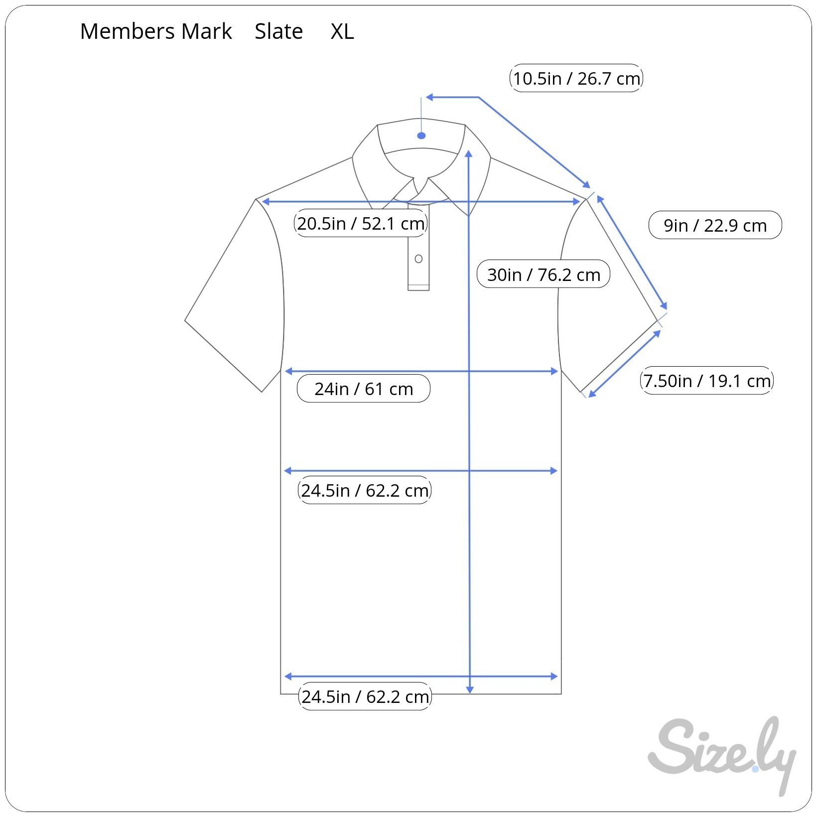 Other Members Mark Mens Slate Polo Shirt XL NWT Size US XL / EU 56 / 4 - 2 Thumbnail