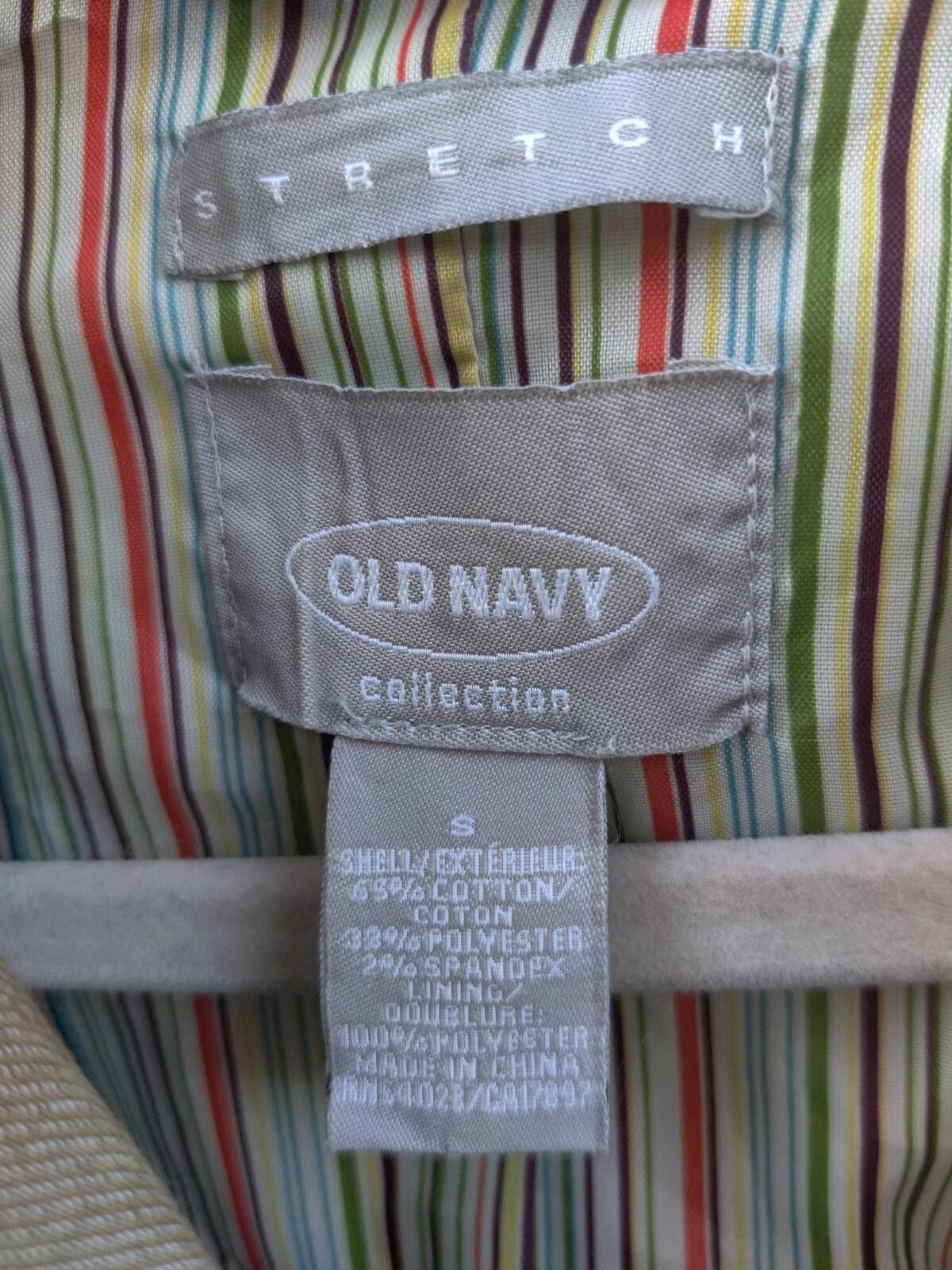 Old Navy 2002 Old Navy Green Long Pea Coat Jacket Button Down Size S / US 4 / IT 40 - 6 Thumbnail