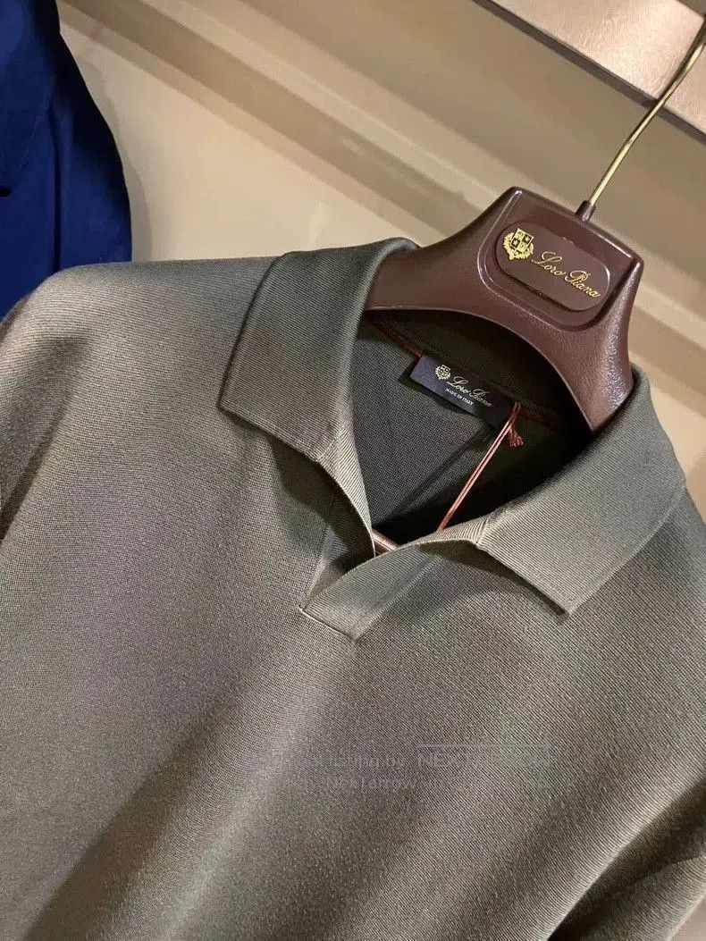 Loro Piana Loro Piana Men's Cashmere Polo Sweater . Size US M / EU 48-50 / 2 - 2 Thumbnail
