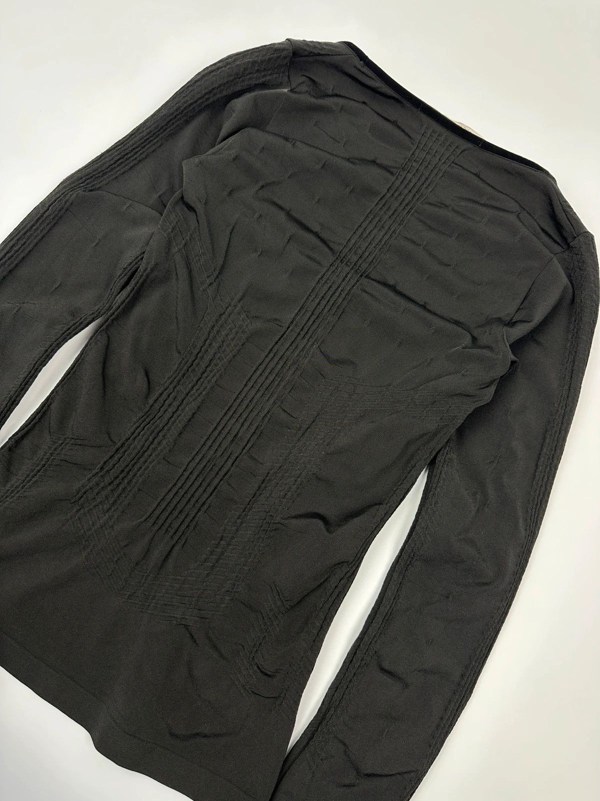 Marithe + Francois Girbaud Marithé + François Girbaud Stretch Fitted Black Longsleeves Size S / US 4 / IT 40 - 13 Thumbnail