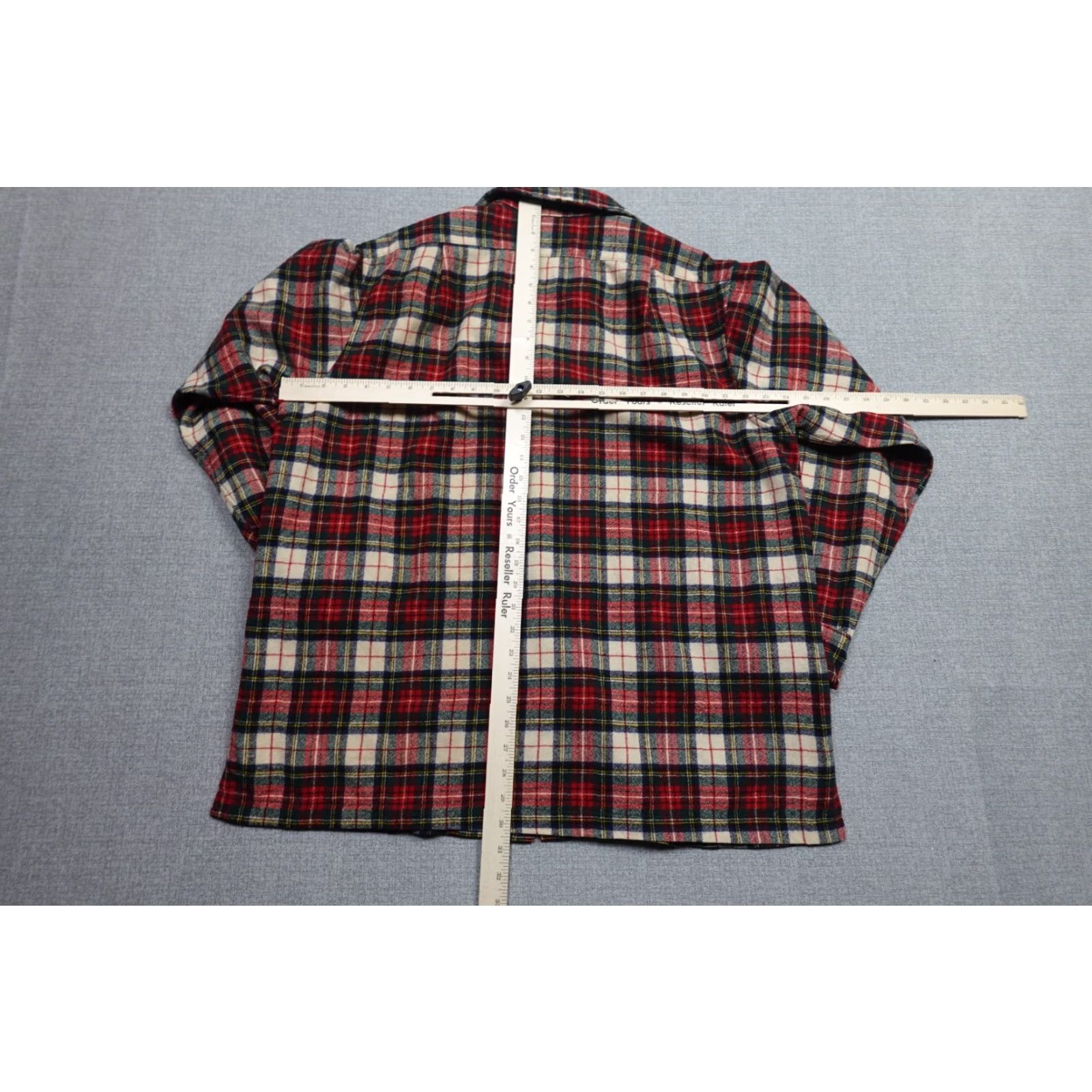 Pendleton Pendleton Jacket Mens XL Red Plaid Wool Overcoat 80s Vintage Lumberjack Outdoors (Jacket) Size US XL / EU 56 / 4 - 6 Thumbnail
