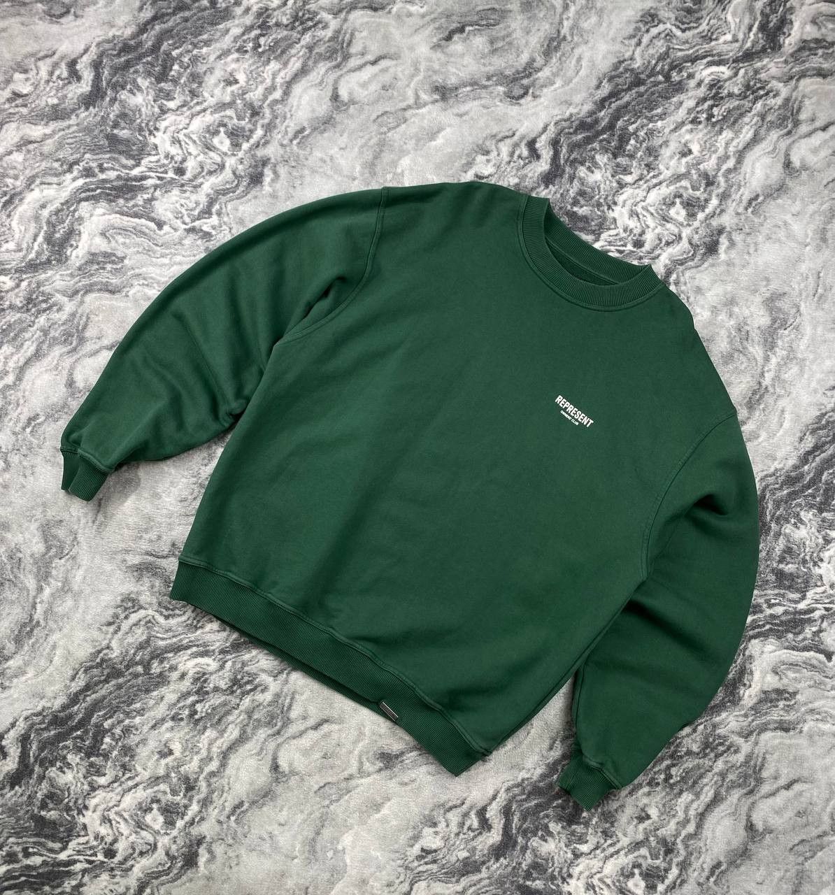 Represent Clo. Represent Owners Club Sweatshirt Big Logo Men Size L Green Size US L / EU 52-54 / 3 - 4 Thumbnail