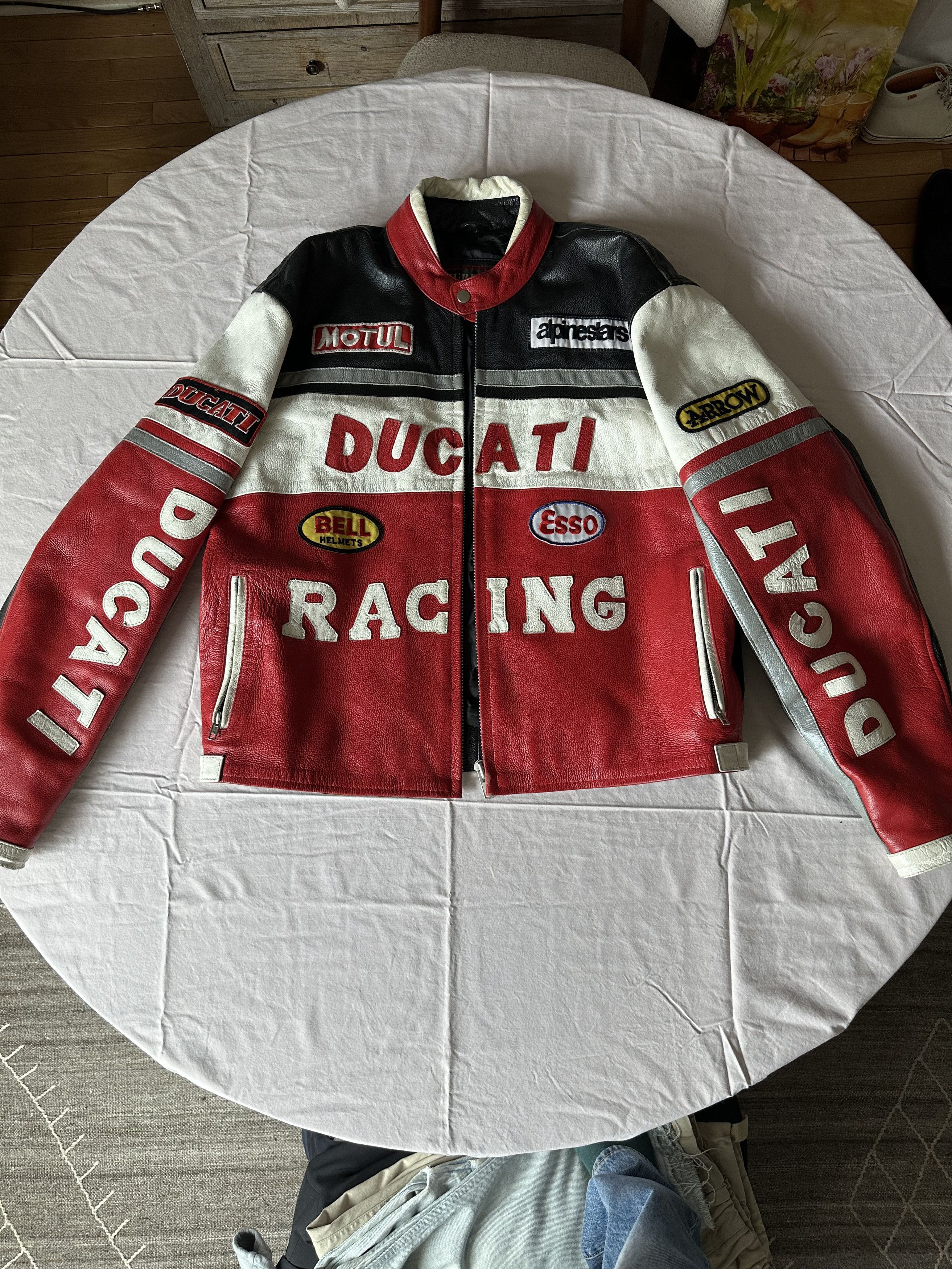 Ducati Ducati Old Times leather moto jacket | Grailed