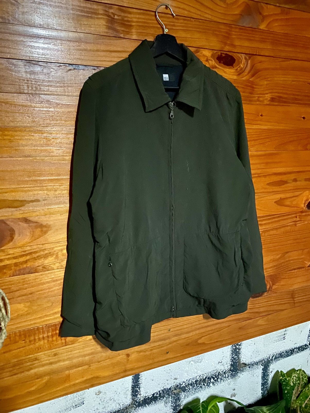 Marithe + Francois Girbaud Vintage Marithé François Girbaud Minimalist Zip Jacket Dark Size US L / EU 52-54 / 3 - 5 Thumbnail