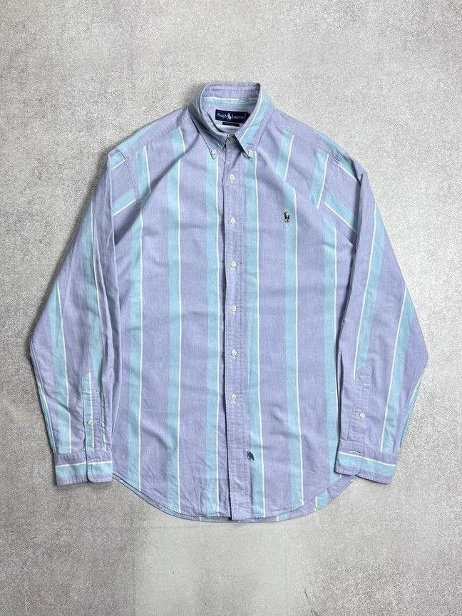 Polo Ralph Lauren Vintage Polo Ralph Lauren Y2K Striped Shirt L Size US M / EU 48-50 / 2 - 2 Thumbnail