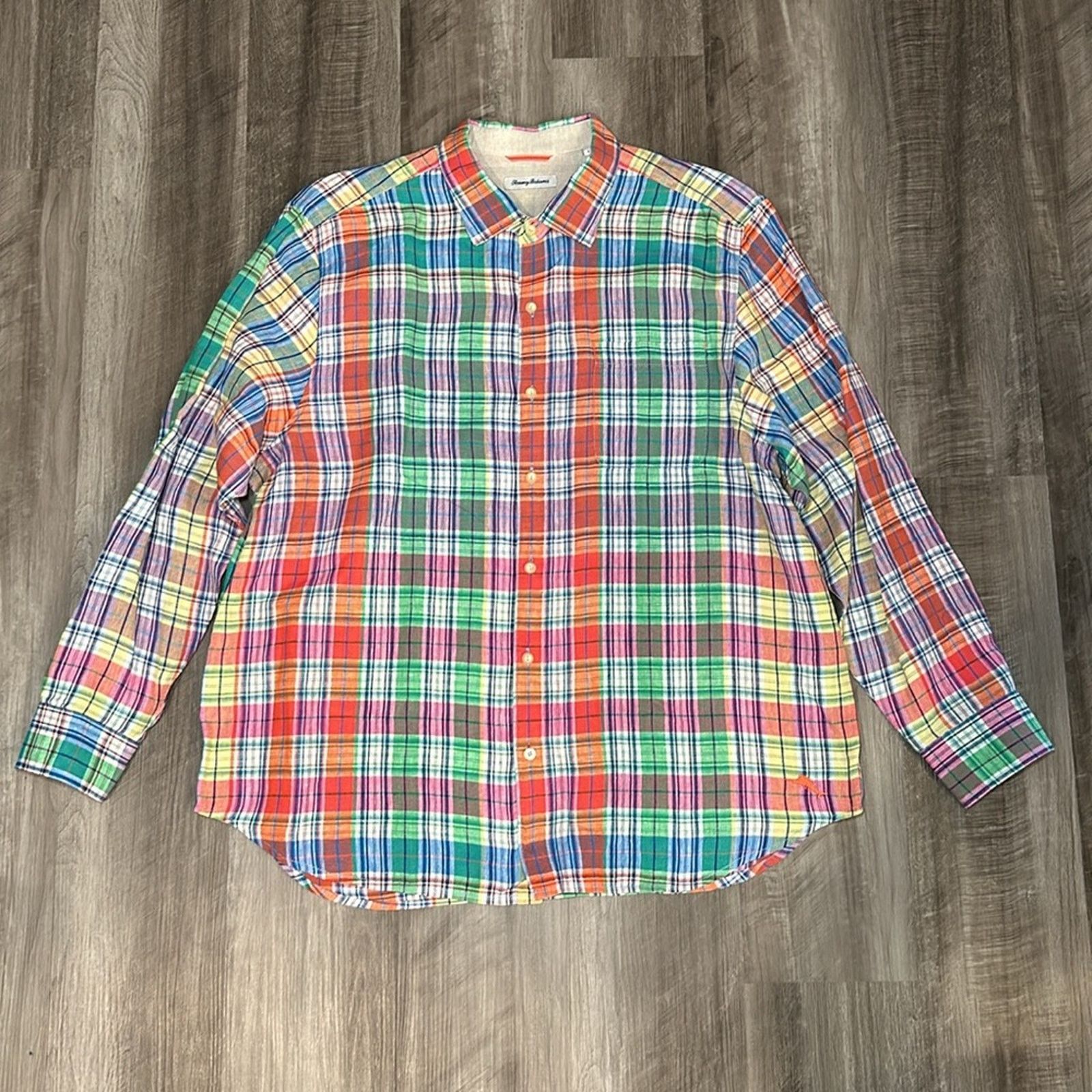 Tommy Bahama Tommy Bahama Linen Long Sleeve Button Down - 2XL Size US XXL / EU 58 / 5 - 2 Thumbnail