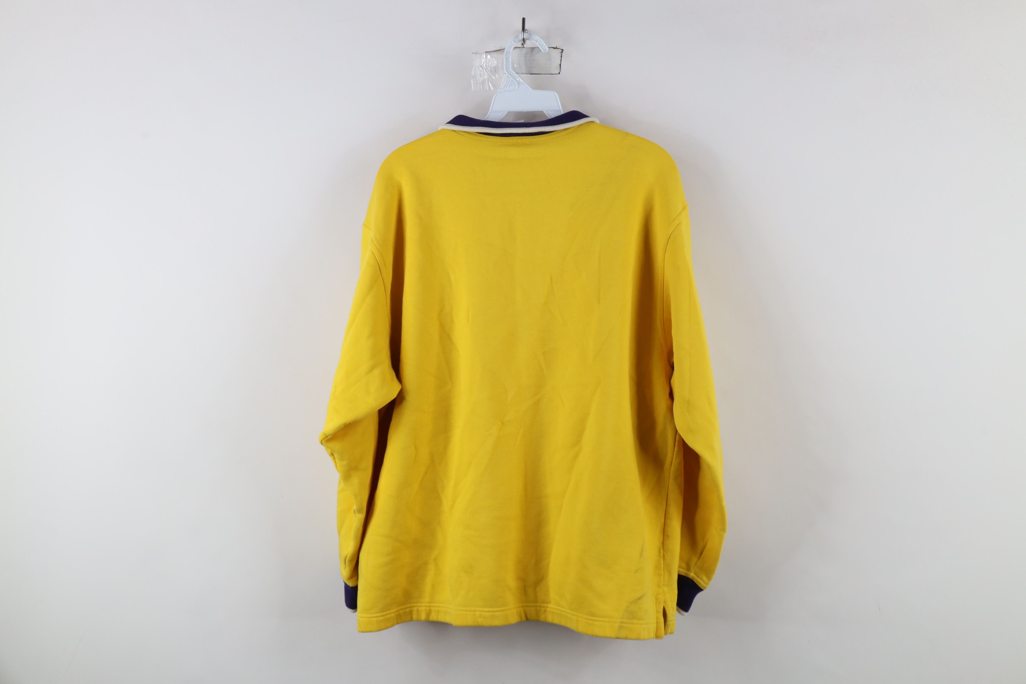 Nike × Vintage Vintage 90s Nike Scott Mini Swoosh Half Zip Sweatshirt Size M / US 6-8 / IT 42-44 - 12 Thumbnail